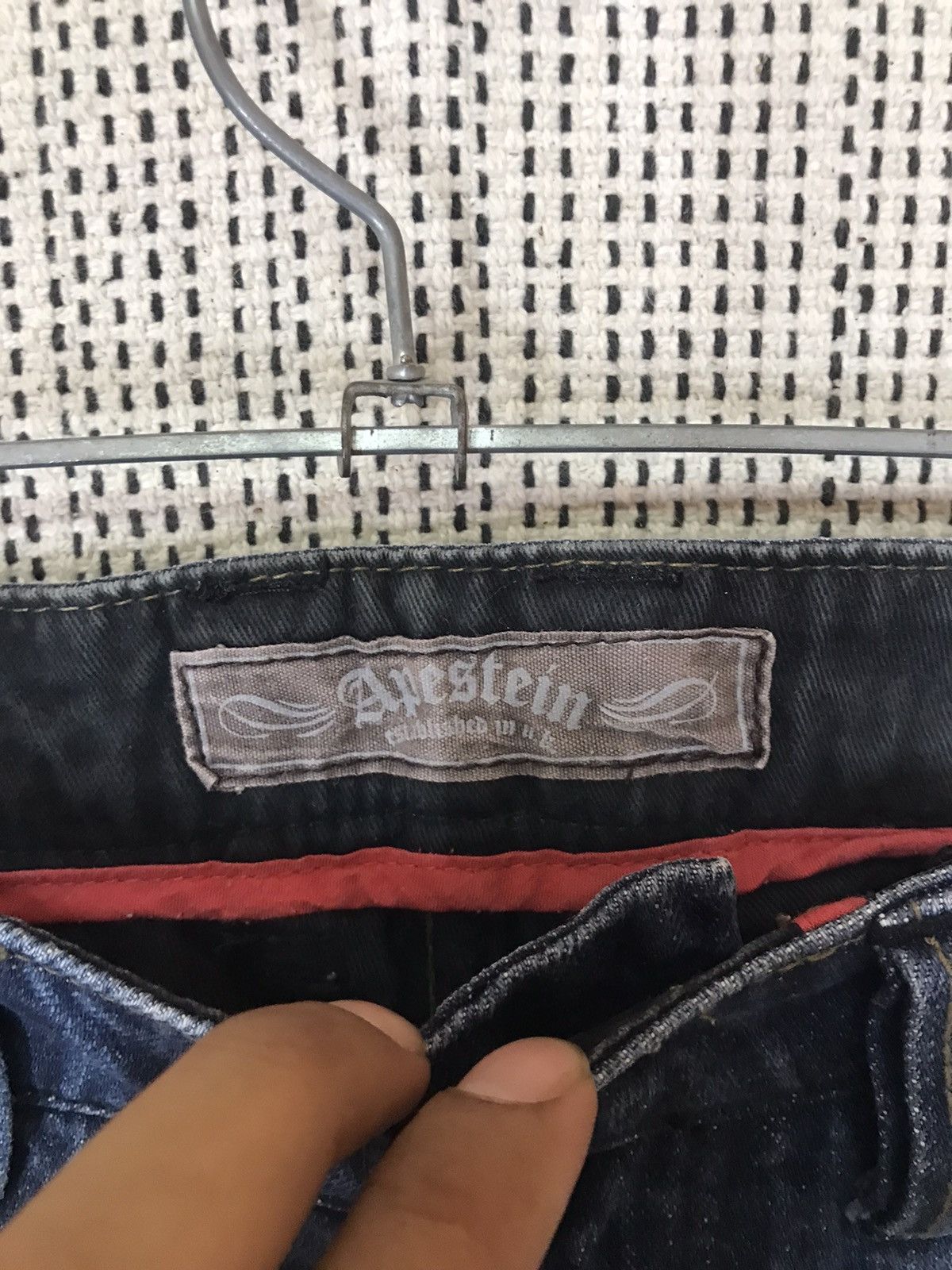Japanese Brand × Seditionaries × Vintage 🔥STEALS🔥APESTEIN FLARED BY TRIM LTD CO DENIM VERY RARE Size US 34 / EU 50 - 10 Thumbnail