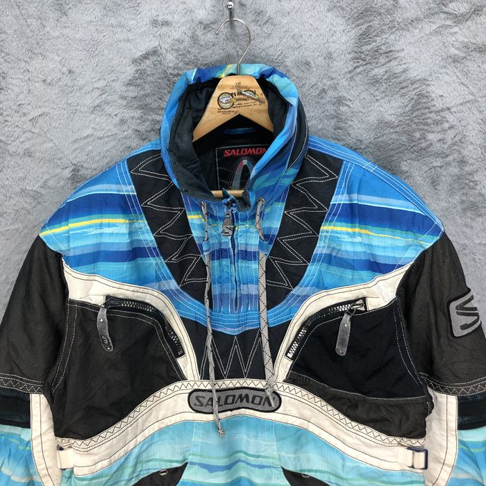 Salomon blue hot sale ski jacket