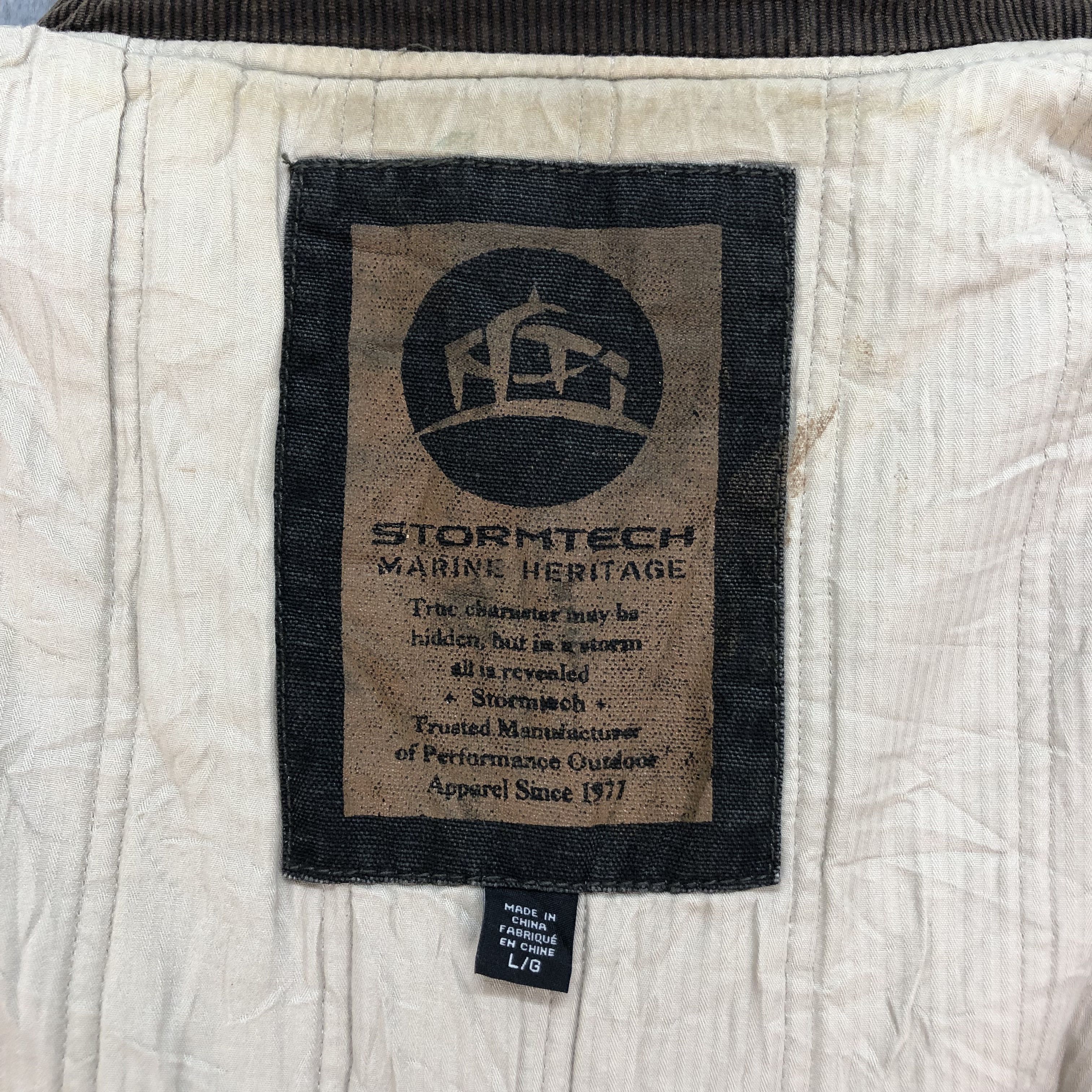 Stormtech STORMTECH MARINE HERITAGE HARD COTTON JACKET #5367-186 Size US L / EU 52-54 / 3 - 11 Thumbnail