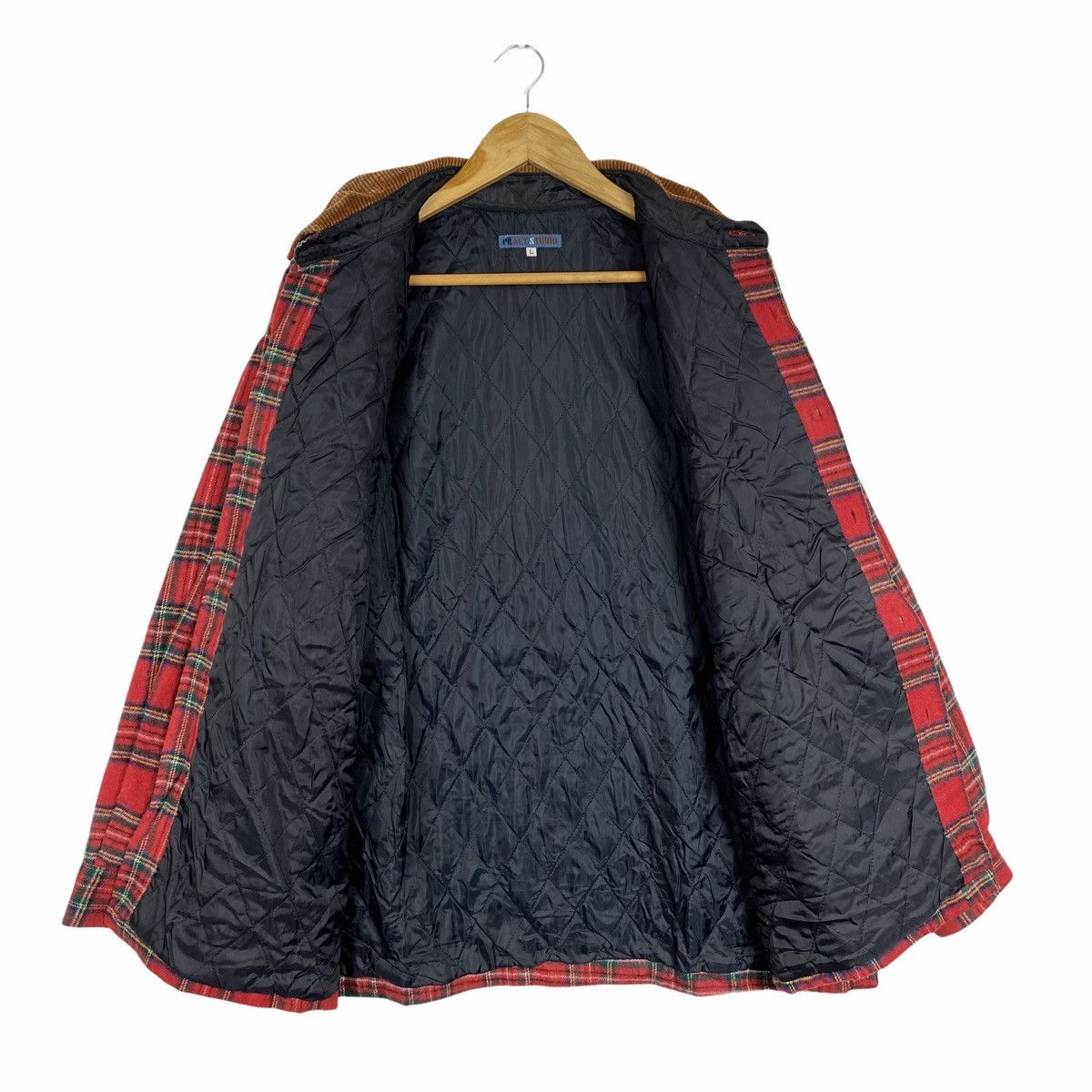 Vintage Vintage PRACT STUDIO Checkered Tartan Design Jacket Size US L / EU 52-54 / 3 - 3 Thumbnail