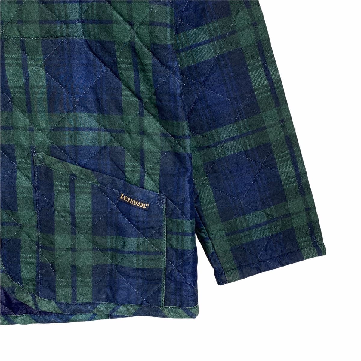 Lavenham × Vintage Vintage LAVENHAM ENGLAND Tartan Design Quilted Hoodie Jacket Size US XS / EU 42 / 0 - 8 Thumbnail