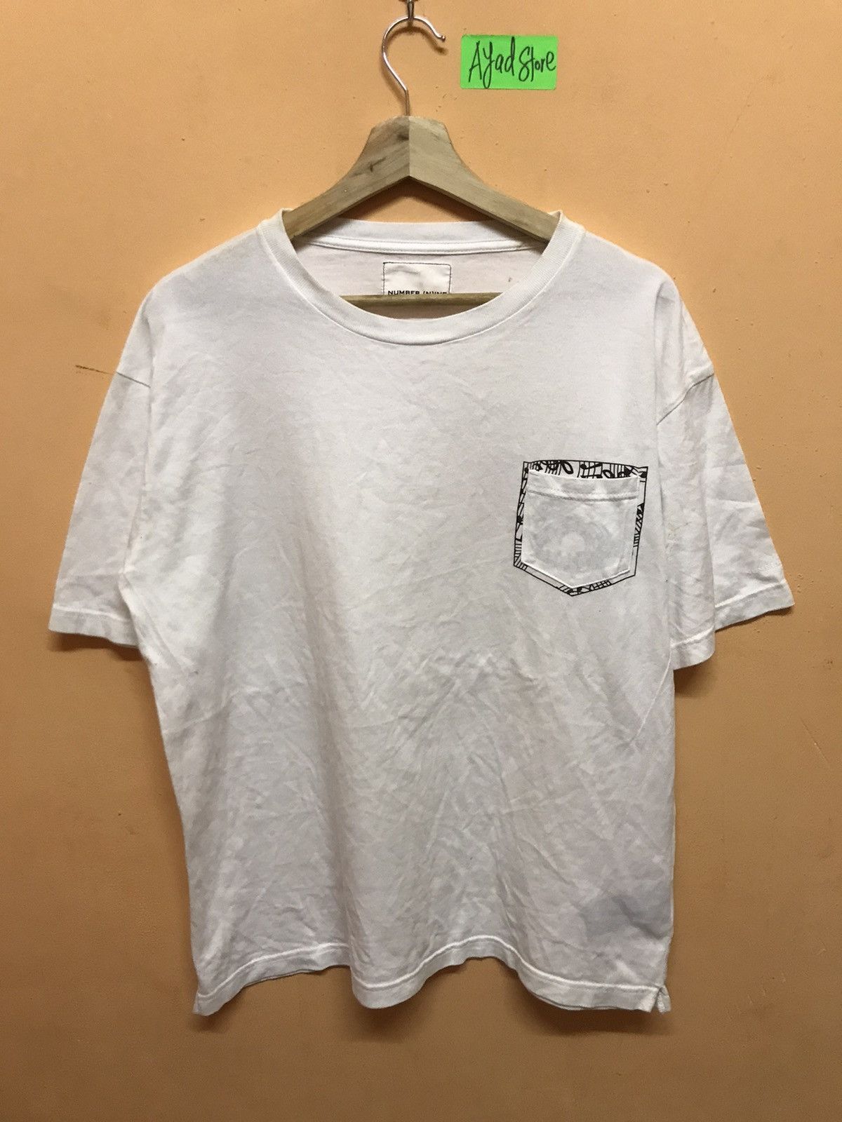 Japanese Brand ‼️NUMBER NINE DENIM T POCKET‼️ Size US L / EU 52-54 / 3 - 1 Thumbnail