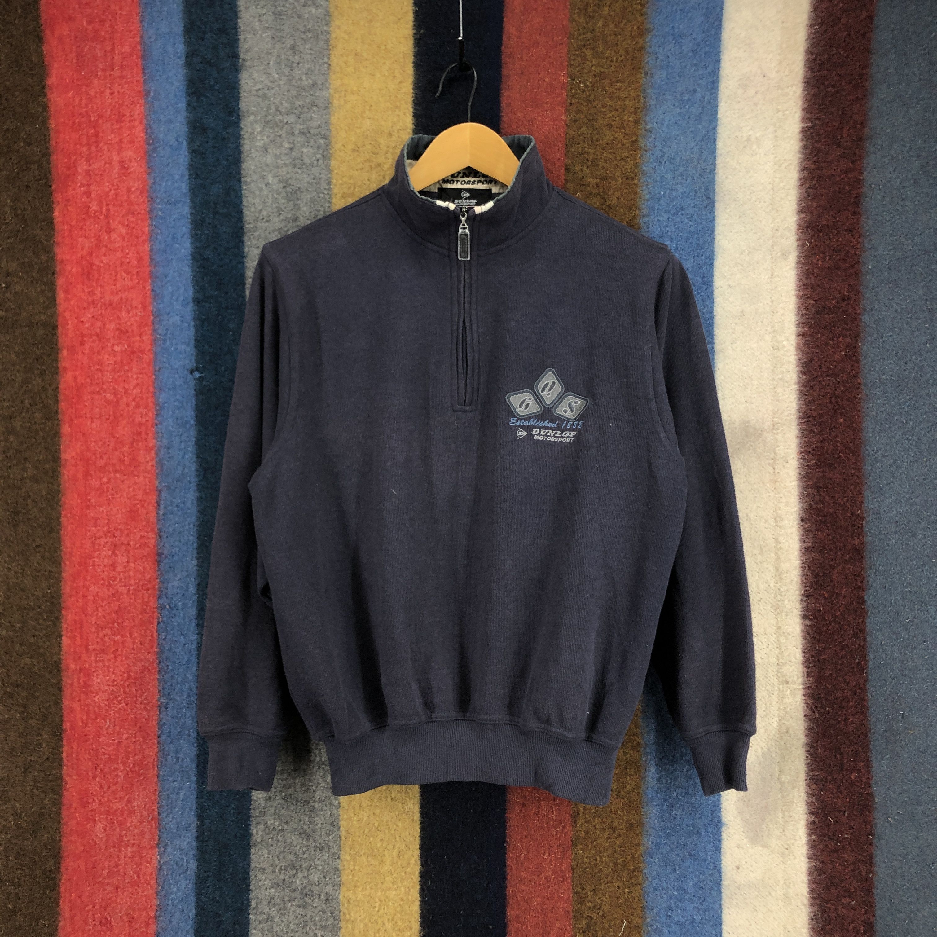 Dunlop DUNLOP MOTORSPORT Turtle Neck Sweatshirt #0380/P Size US M / EU 48-50 / 2 - 1 Thumbnail