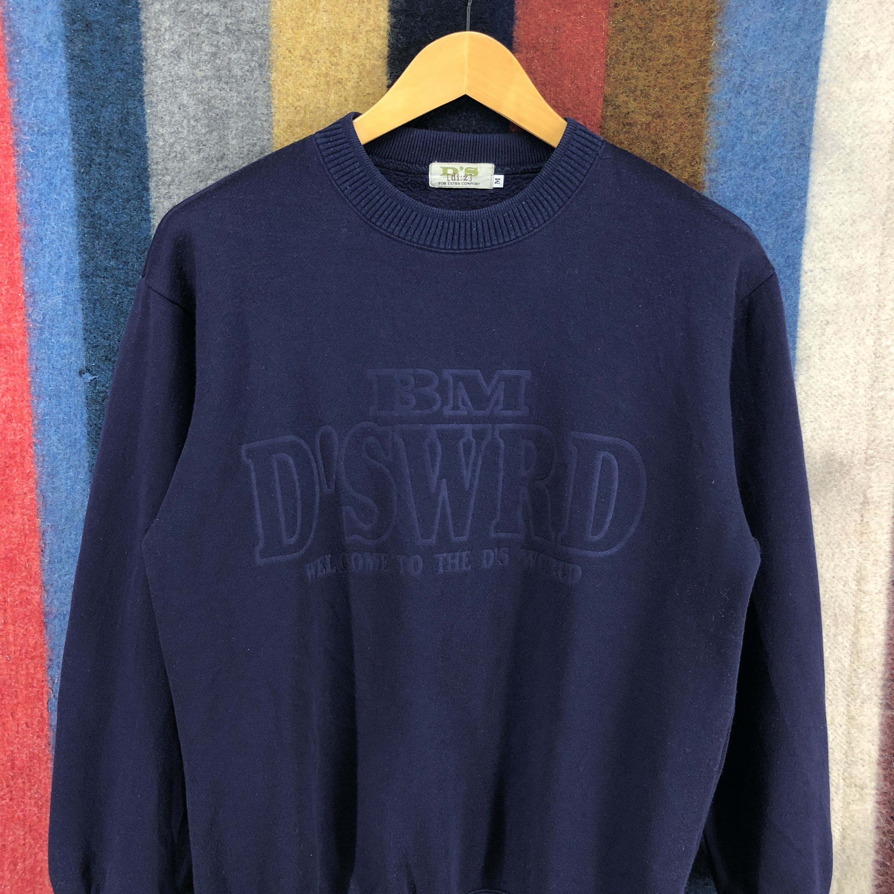 Japanese Brand [DI:Z] D'SWRD Crew Neck Sweatshirt #0521/V Size US M / EU 48-50 / 2 - 1 Thumbnail