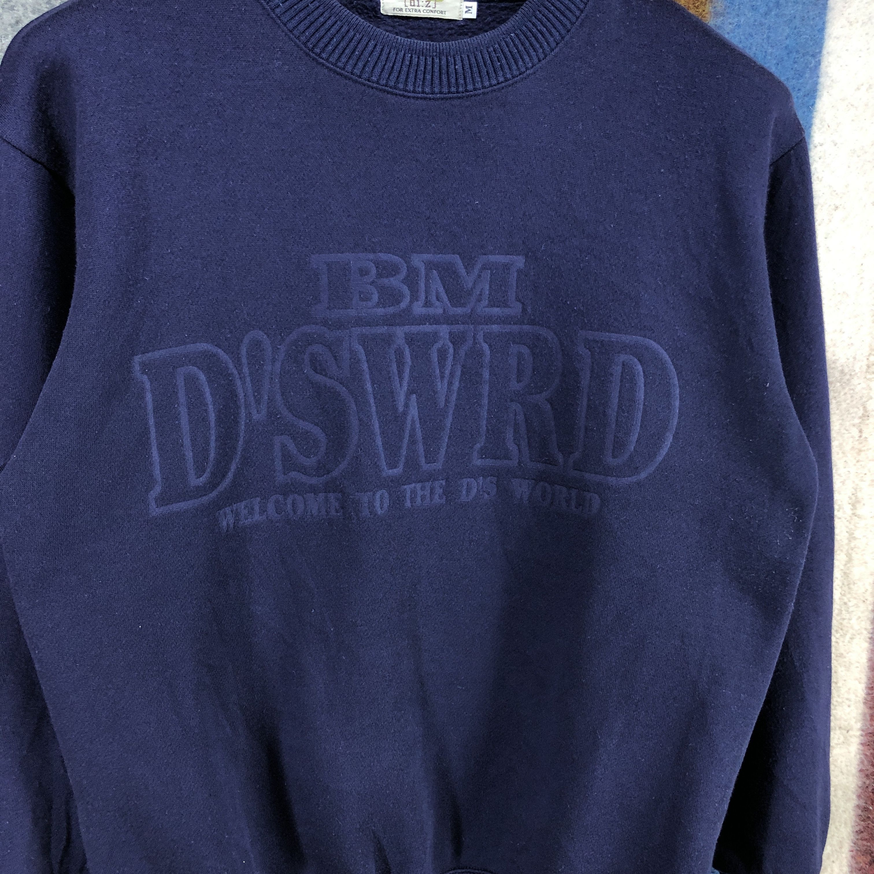 Japanese Brand [DI:Z] D'SWRD Crew Neck Sweatshirt #0521/V Size US M / EU 48-50 / 2 - 3 Thumbnail