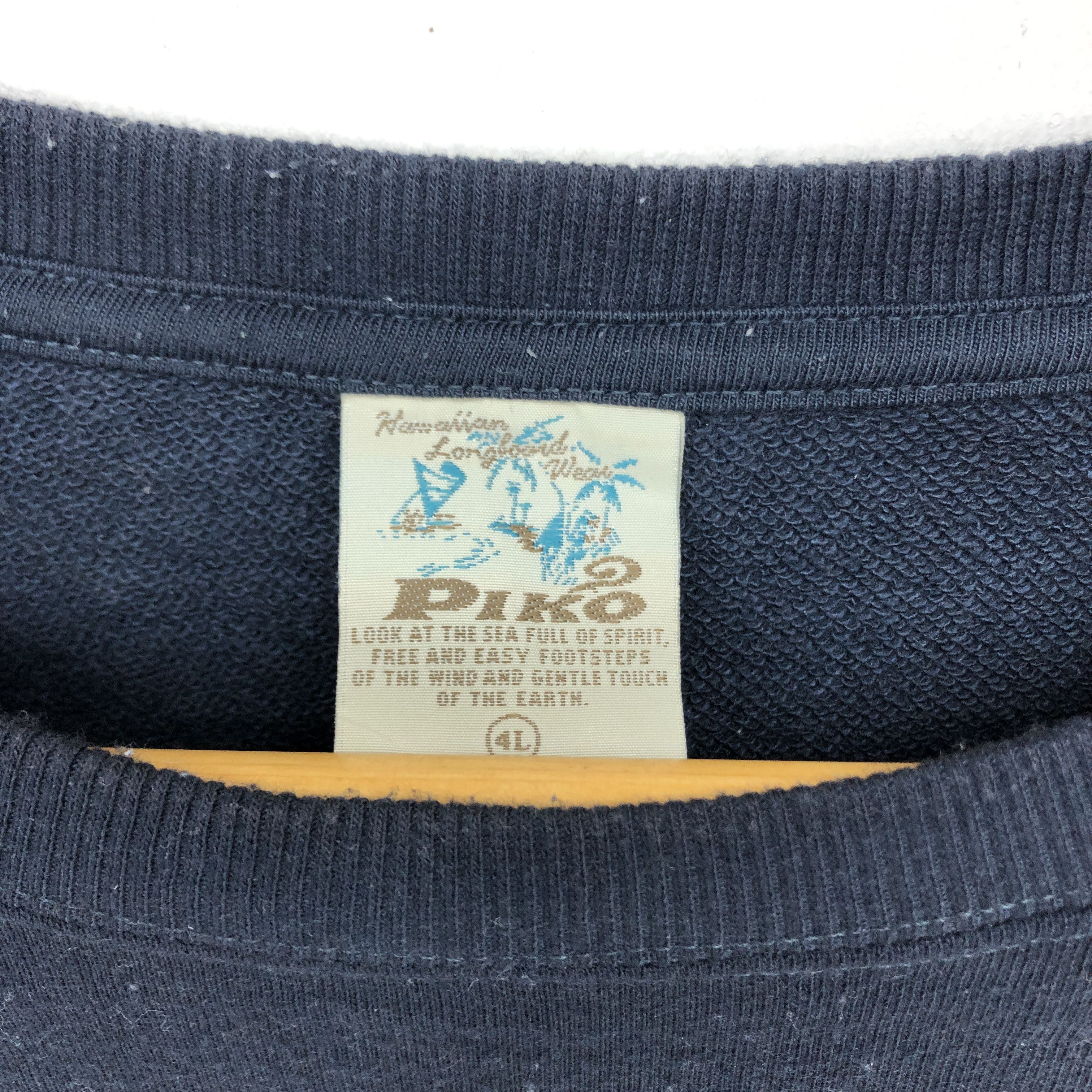 Other PIKO HAWAIIAN LONGBOARD Crew Neck Sweatshirt #1393-50 Size US XL / EU 56 / 4 - 5 Thumbnail