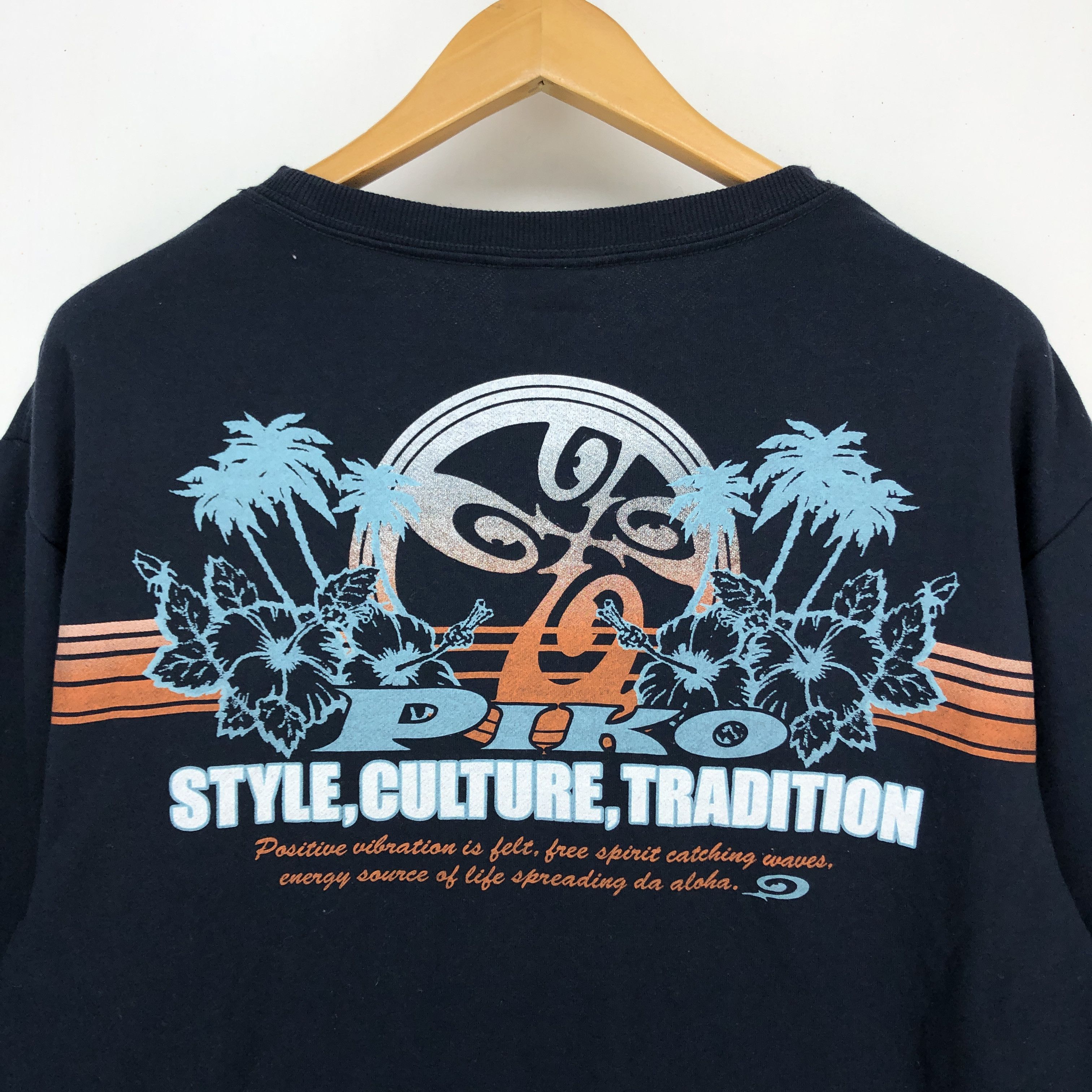 Other PIKO HAWAIIAN LONGBOARD Crew Neck Sweatshirt #1393-50 Size US XL / EU 56 / 4 - 2 Thumbnail
