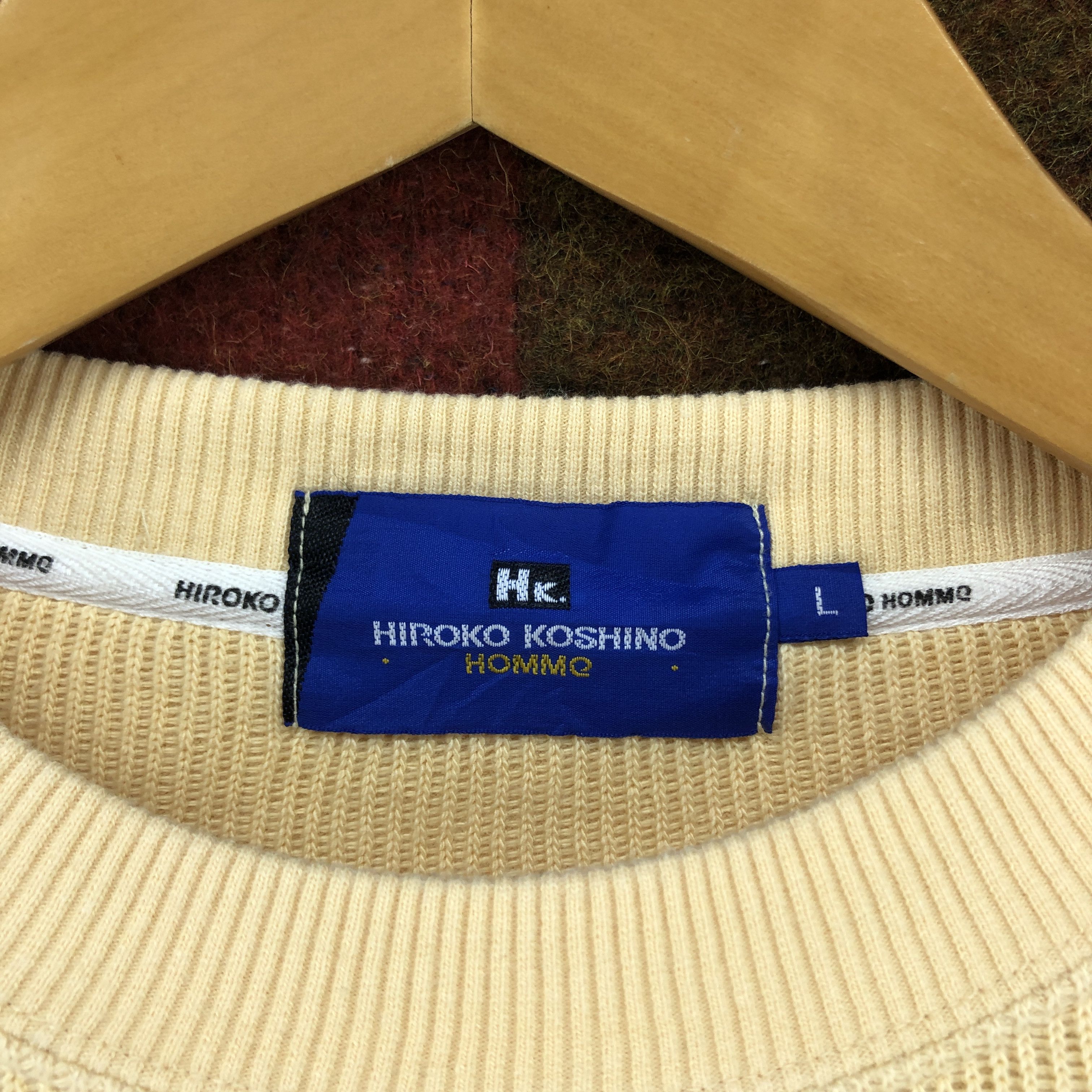 Hiroko Koshino Homme HIROKO KOSHINO HOMME Crew Neck Sweatshirt #0723/AF Size US M / EU 48-50 / 2 - 5 Thumbnail