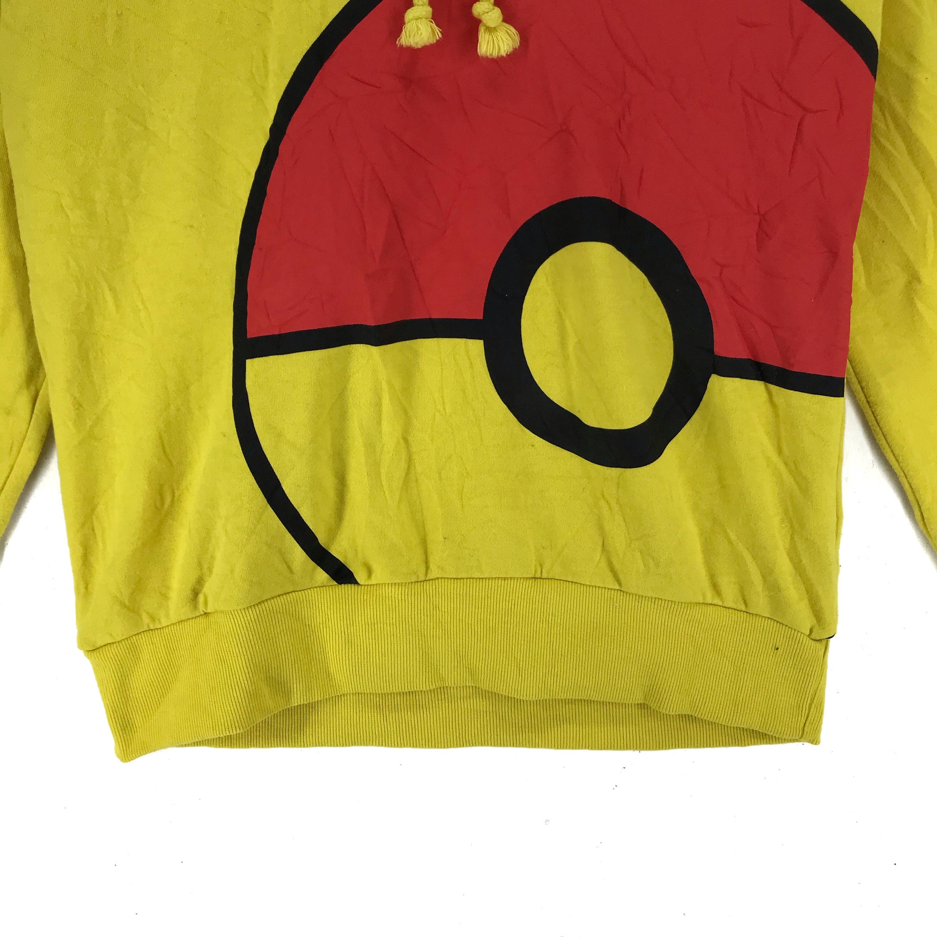 Japanese Brand Pokemon Poke Ball Big Printed Logo Pullover Hoodie #2696-003 Size US M / EU 48-50 / 2 - 4 Thumbnail
