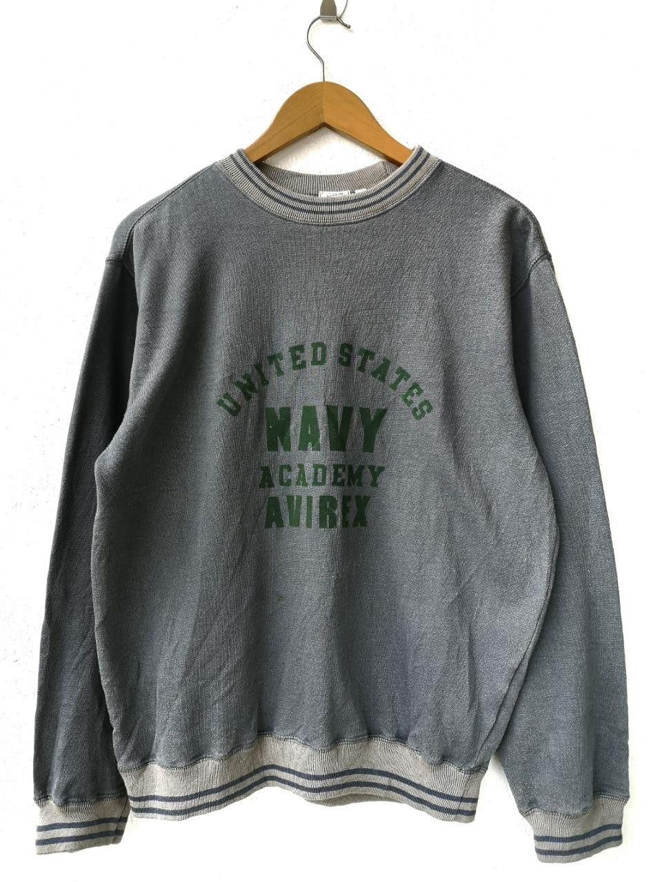 Avirex Avirex Spellout Big Logo Crewneck Pullover Size US S / EU 44-46 / 1 - 1 Thumbnail