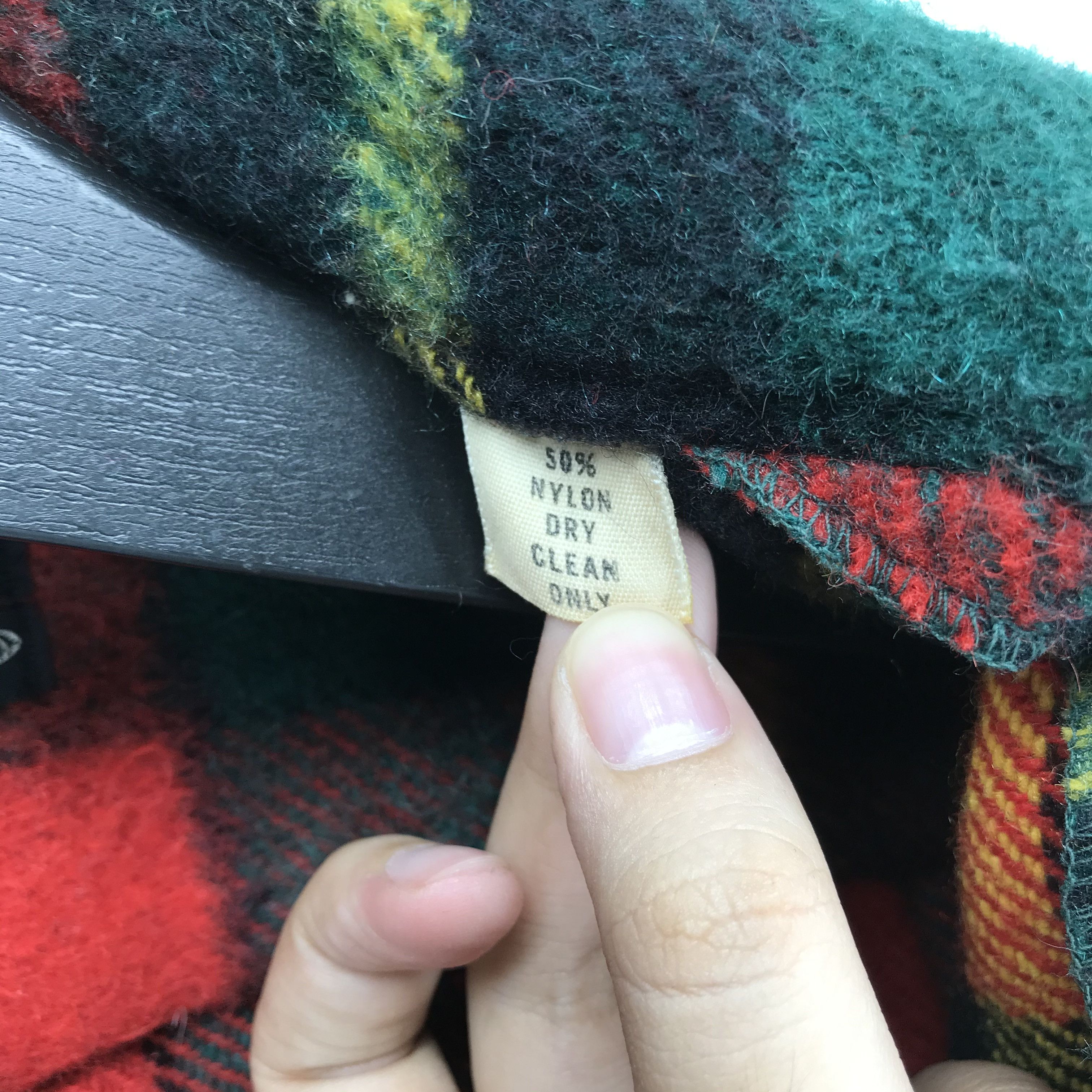 Van Heusen VAN HEUSEN Poncho Wool Tartan Fishtail Sweater #2290-24 Size US L / EU 52-54 / 3 - 6 Thumbnail