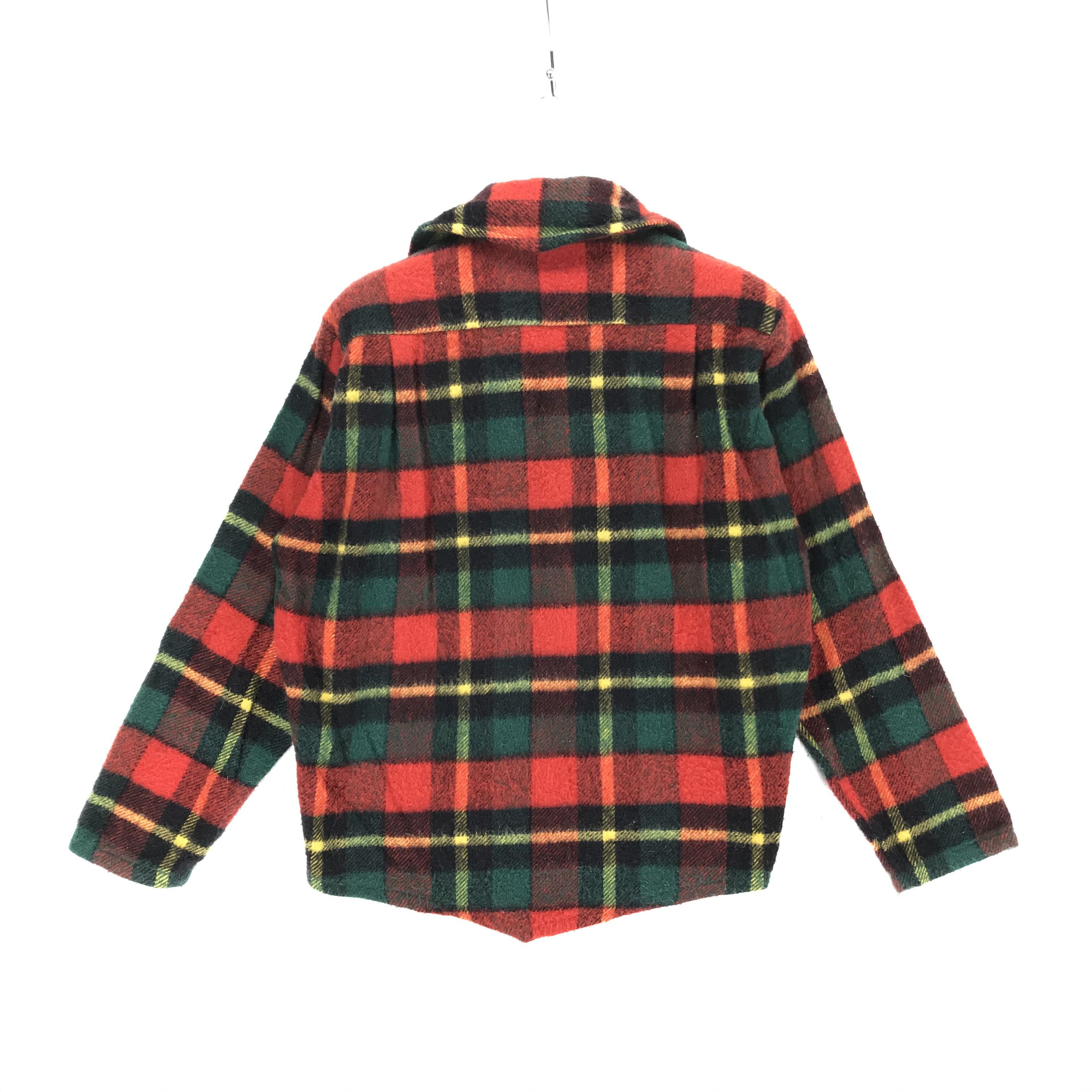 Van Heusen VAN HEUSEN Poncho Wool Tartan Fishtail Sweater #2290-24 Size US L / EU 52-54 / 3 - 7 Thumbnail