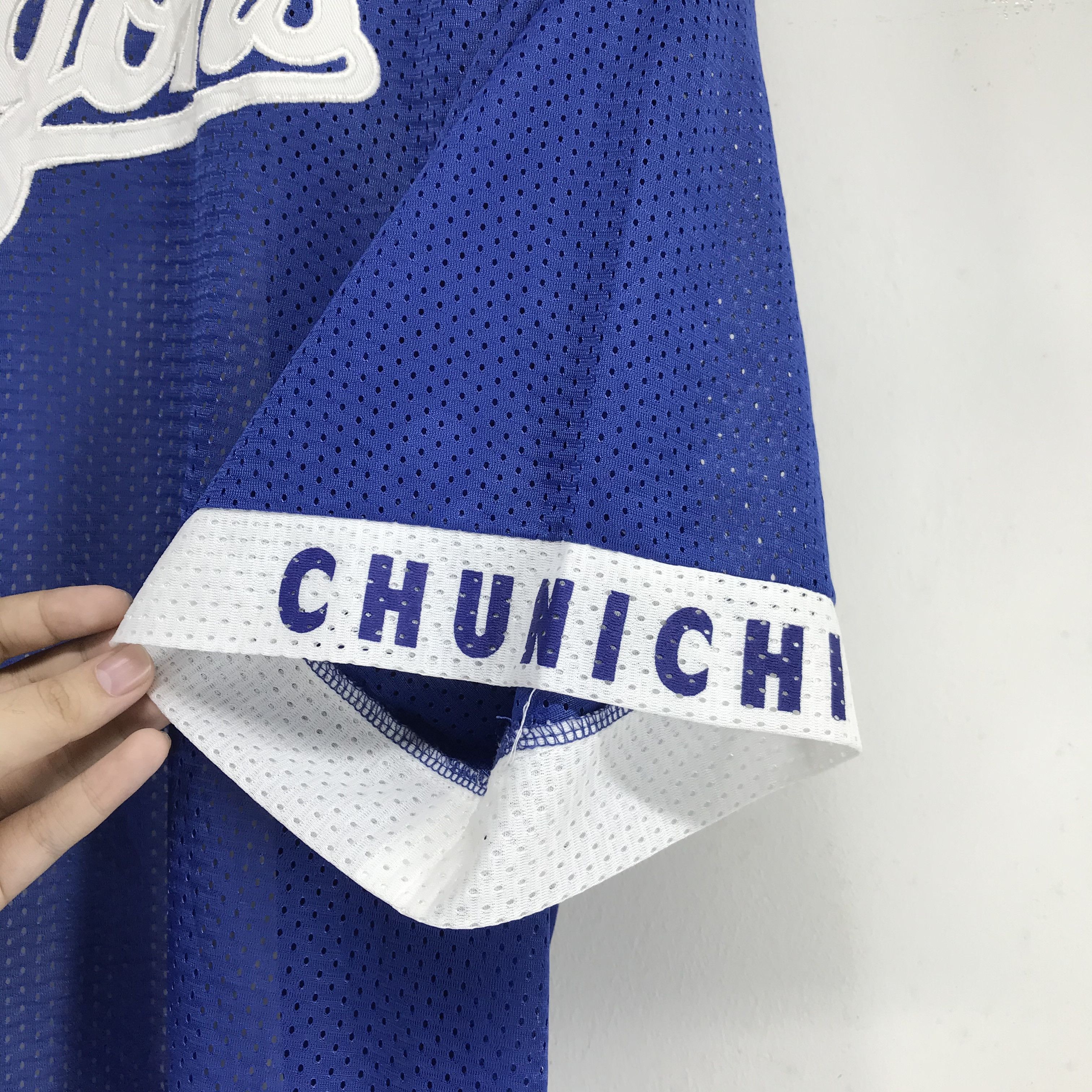 Japanese Brand Chunichi Dragons Baseball Team Jersey Cardigan #1870-35 Size US L / EU 52-54 / 3 - 12 Thumbnail