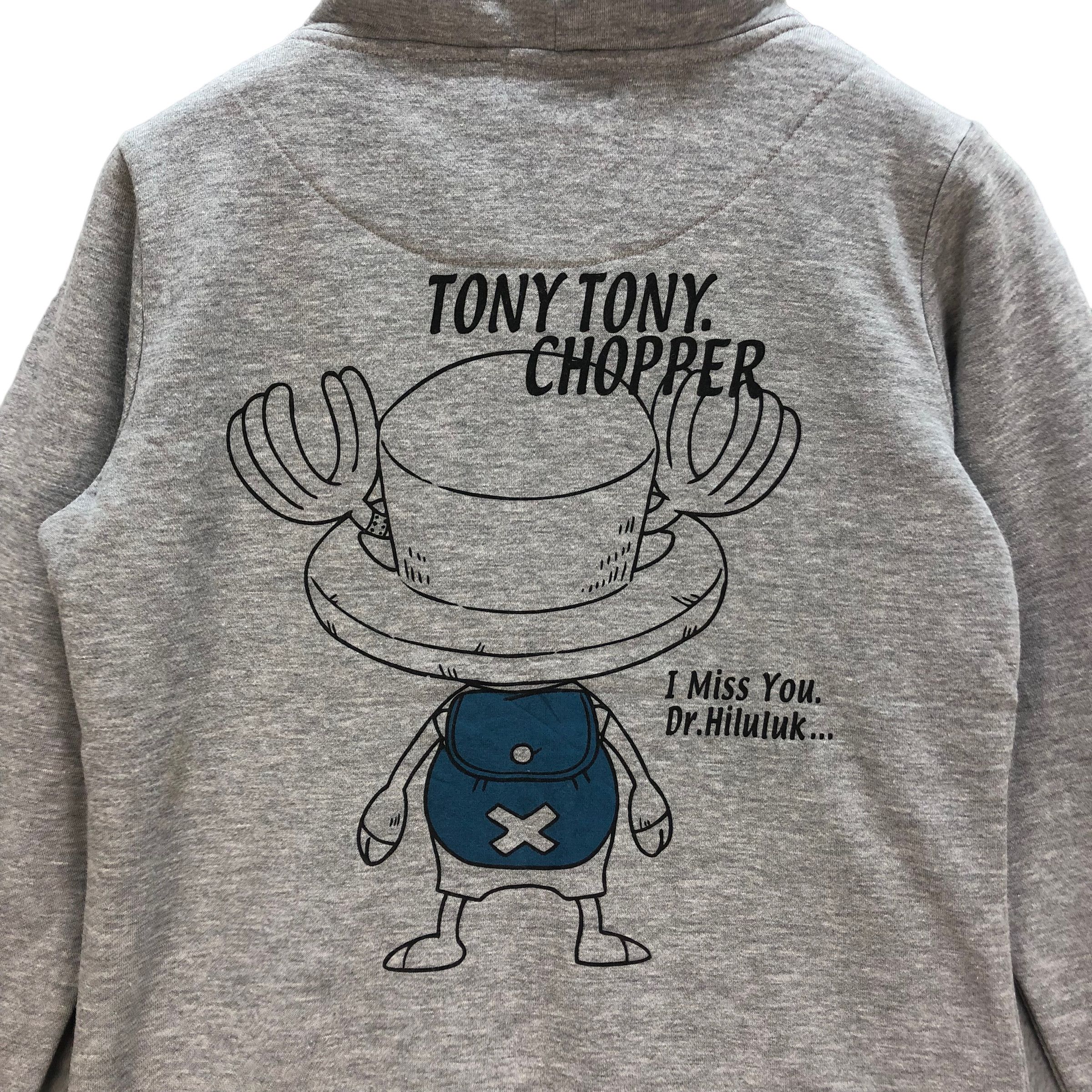 One Piece TONY TONY CHOPPER BIG LOGO HOODIES #7222-119 Size US M / EU 48-50 / 2 - 2 Thumbnail