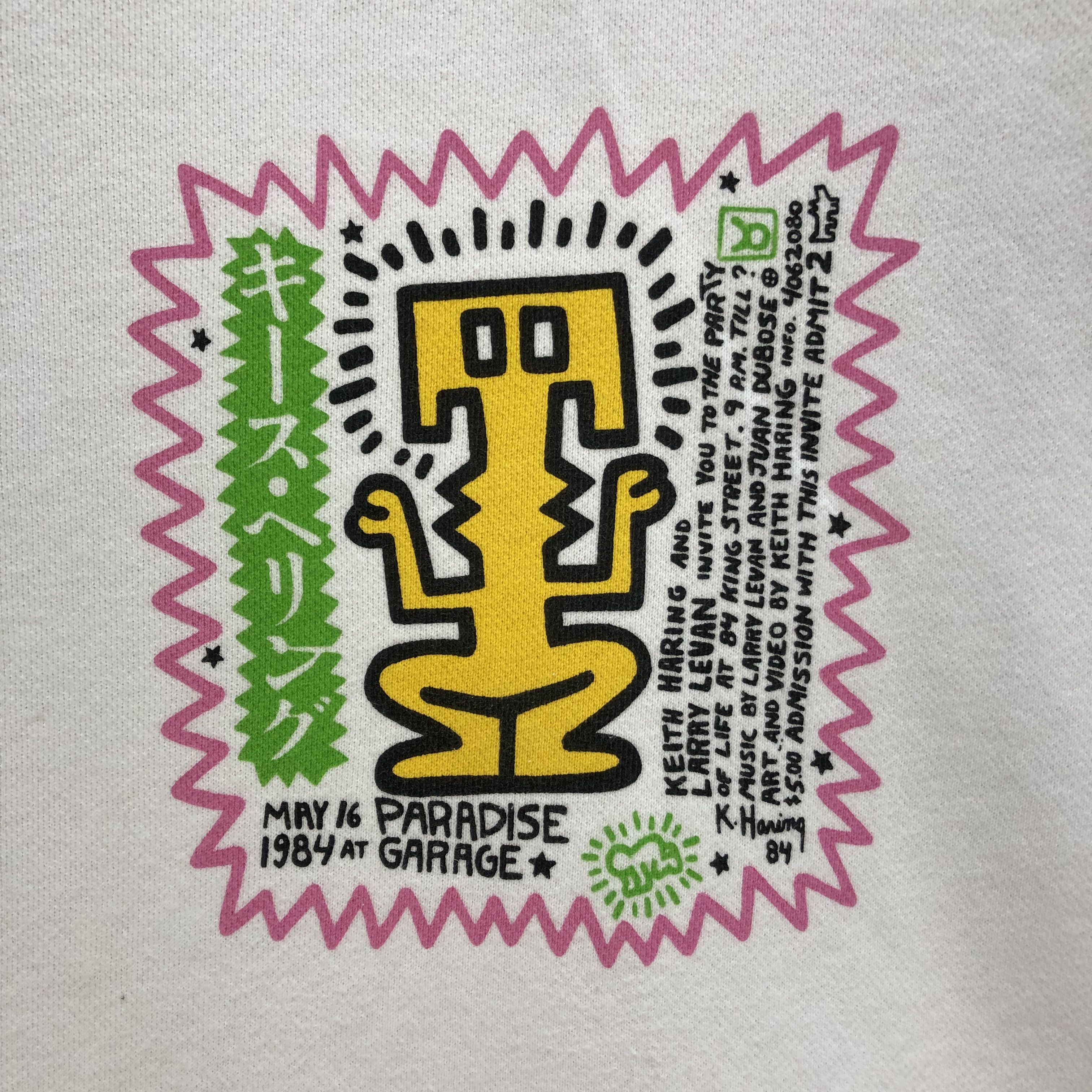 Keith Haring KEITH HARING BIG LOGO SWEATSHIRTS #7228-120 Size US XL / EU 56 / 4 - 14 Thumbnail