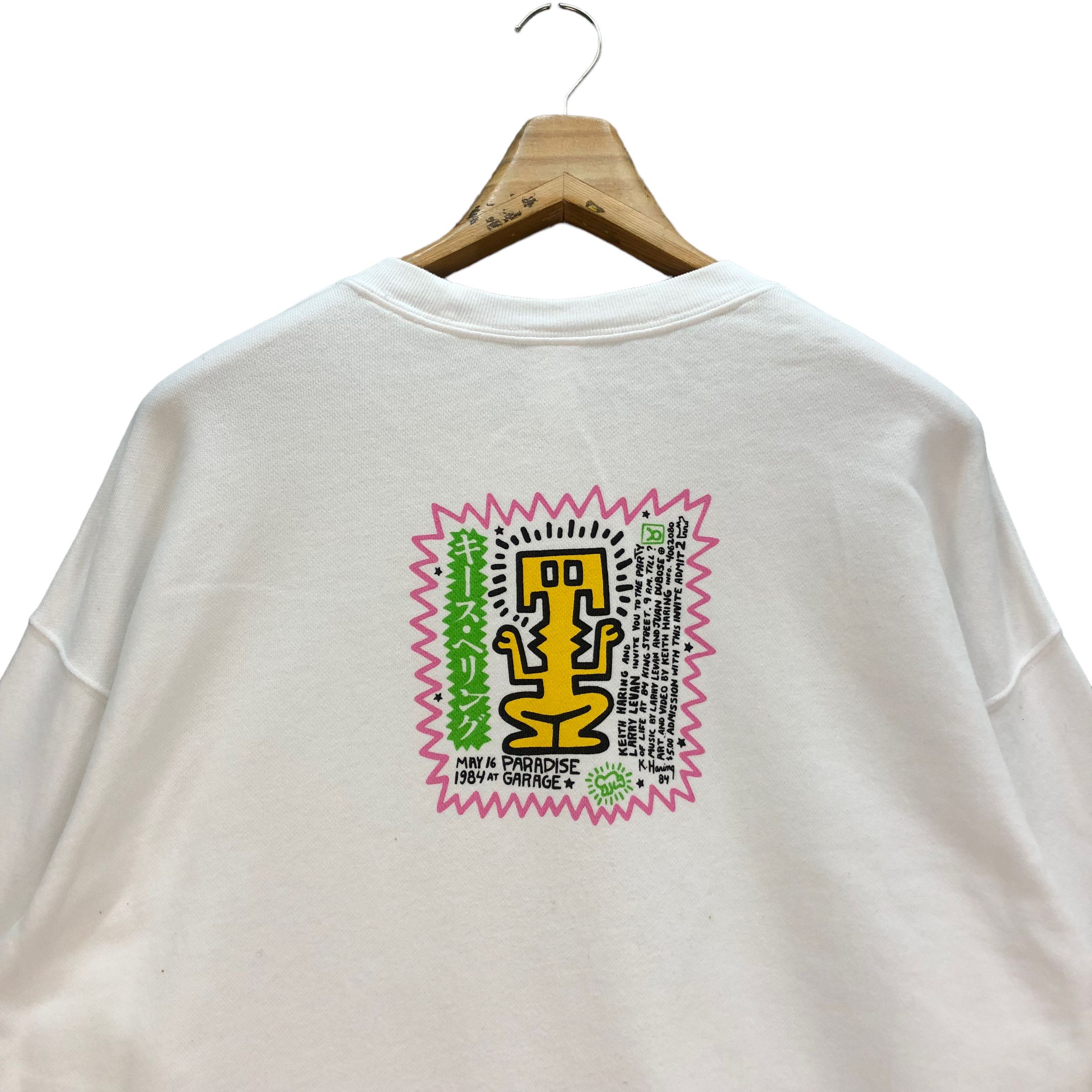 Keith Haring KEITH HARING BIG LOGO SWEATSHIRTS #7228-120 Size US XL / EU 56 / 4 - 13 Thumbnail