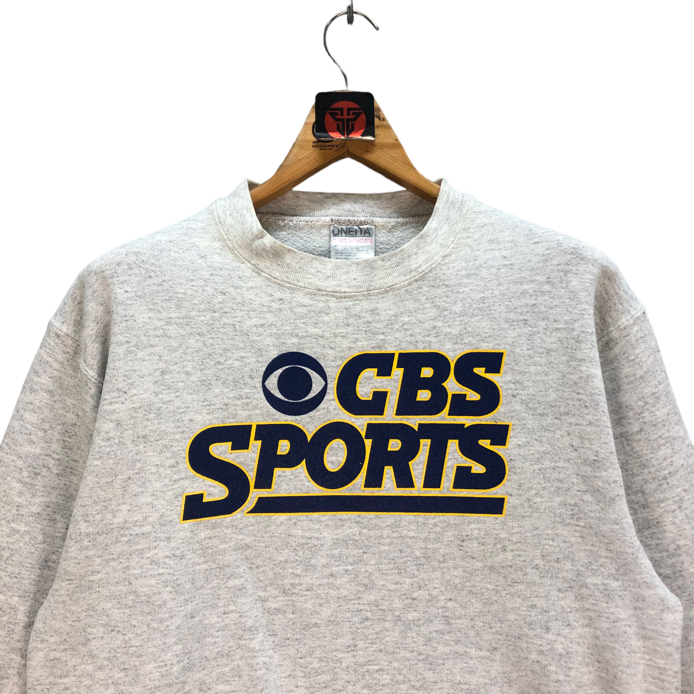 Vintage CBS SPORTS BIG LOGO ONEITA MADE IN USA SWEATSHIRTS #7229-120 Size US M / EU 48-50 / 2 - 2 Thumbnail