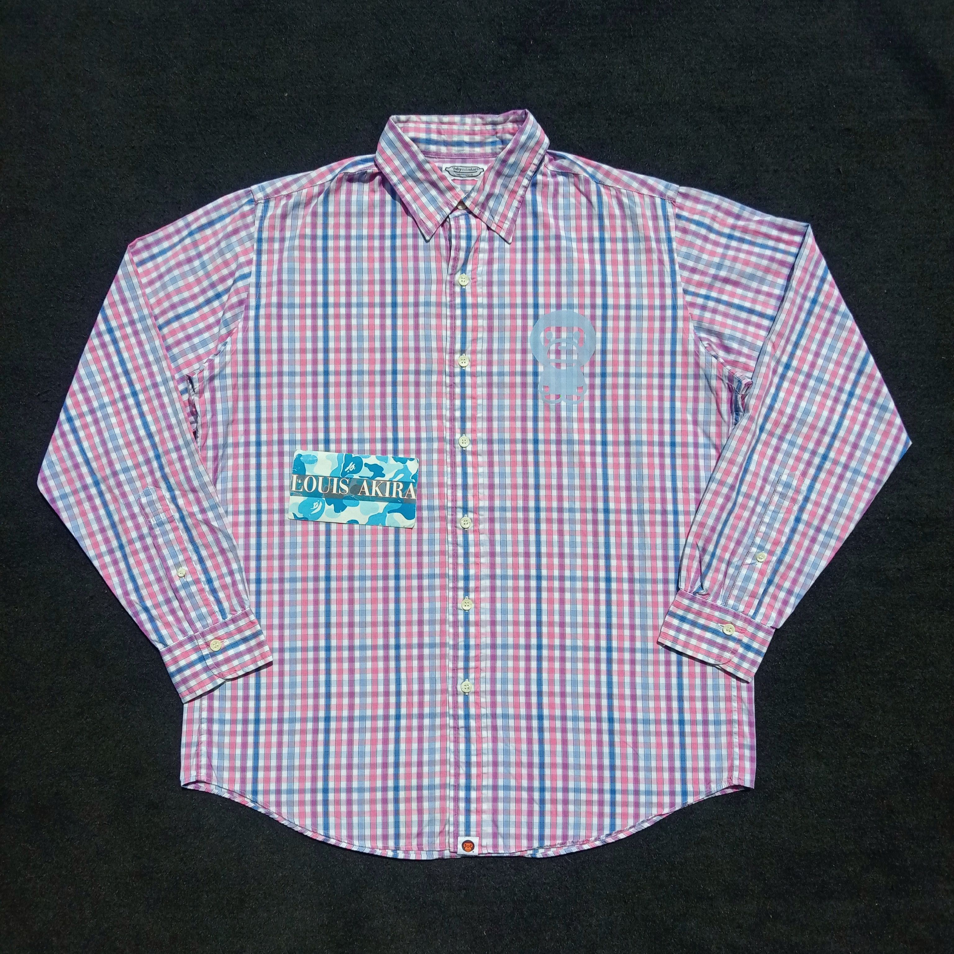 Bape Baby Milo Button Up Shirt (2006) Size US M / EU 48-50 / 2 - 1 Thumbnail