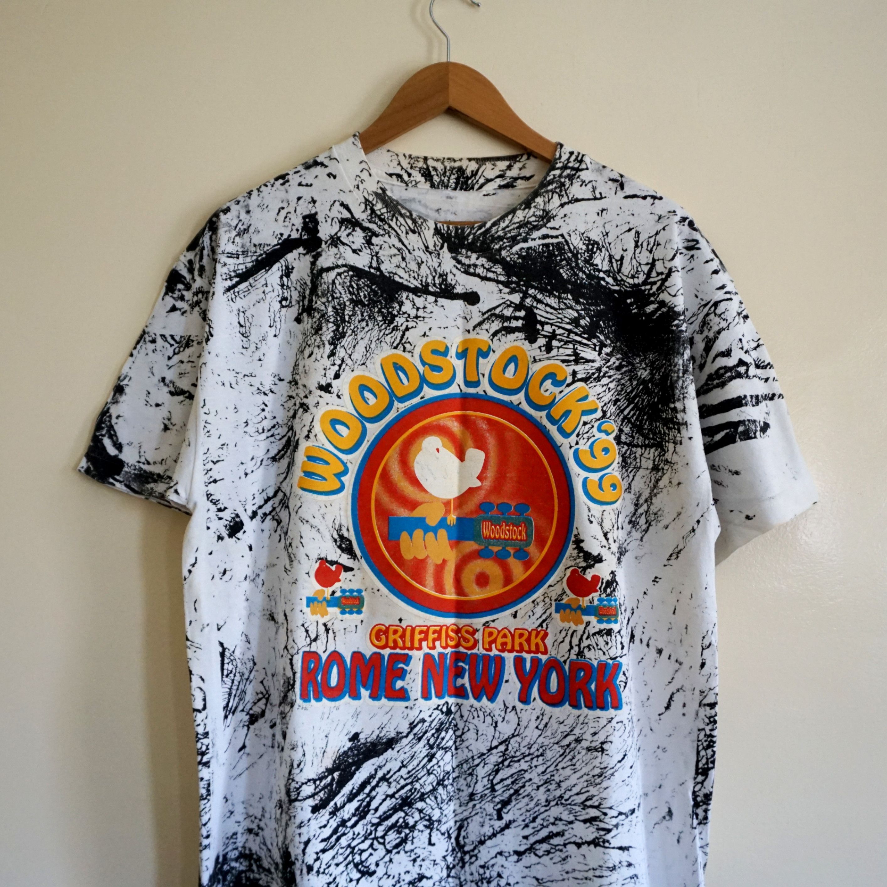 Vintage Tee Vintage woodstock 1999 griffiss park rome new york Size US XL / EU 56 / 4 - 2 Thumbnail