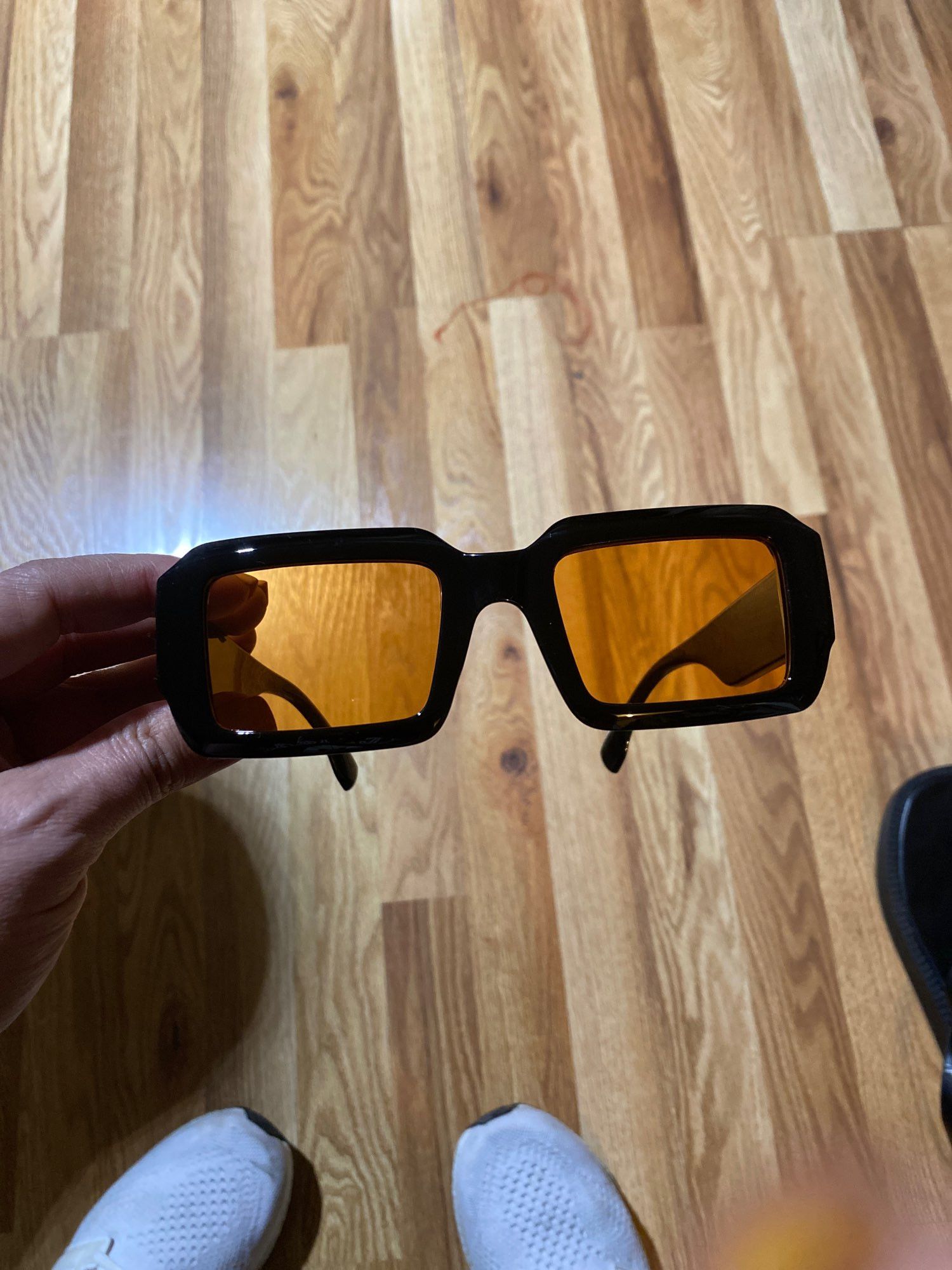 Electric Visual Yellow Color Trendy Sunglasess Size ONE SIZE - 4 Thumbnail
