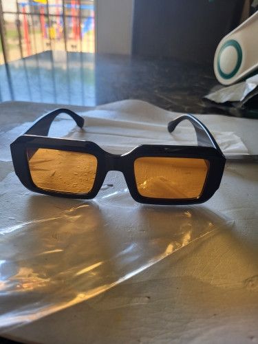 Electric Visual Yellow Color Trendy Sunglasess Size ONE SIZE - 5 Thumbnail