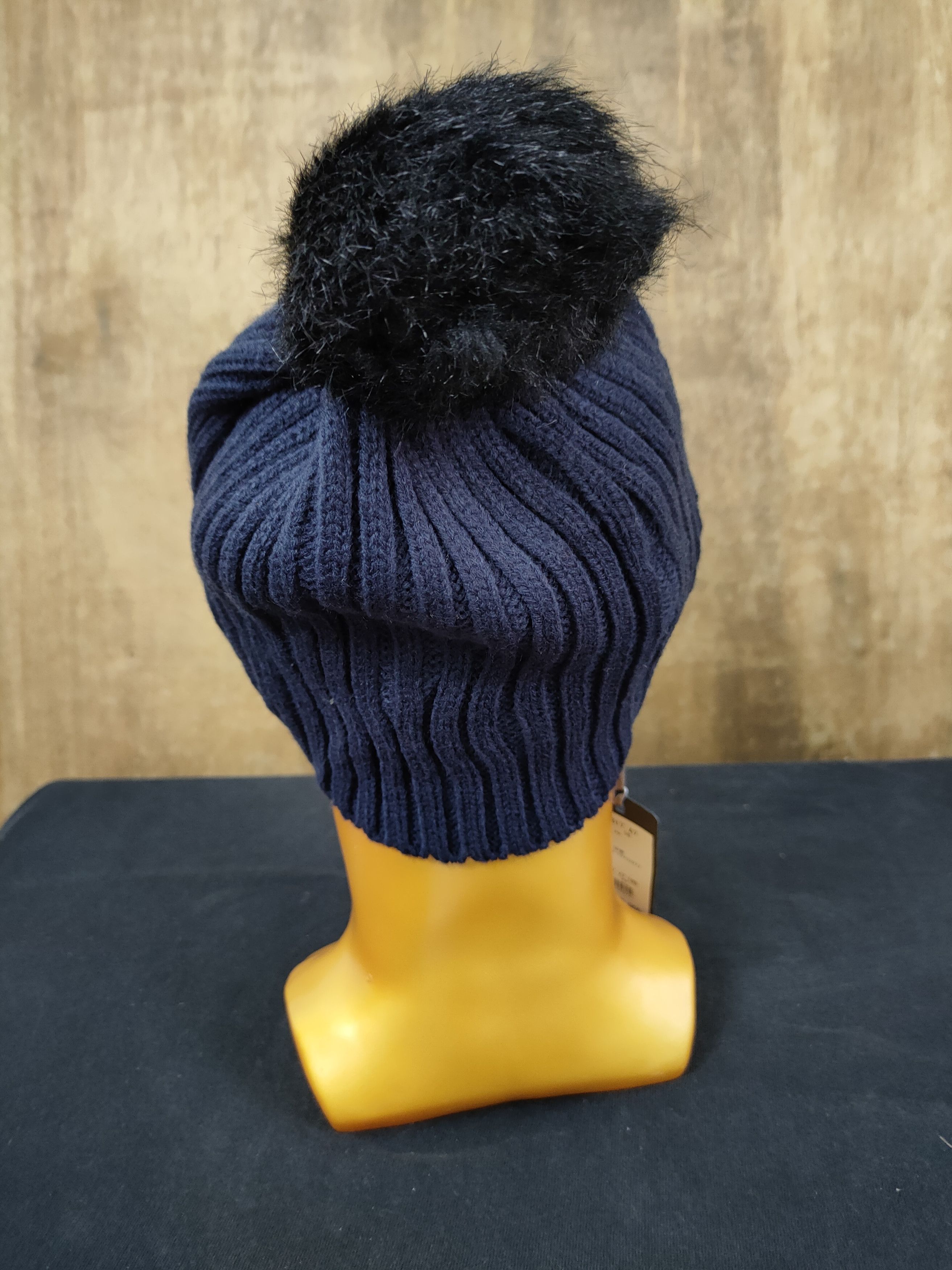 Laura Ashley art big flower embroidered beanie snowcap #002