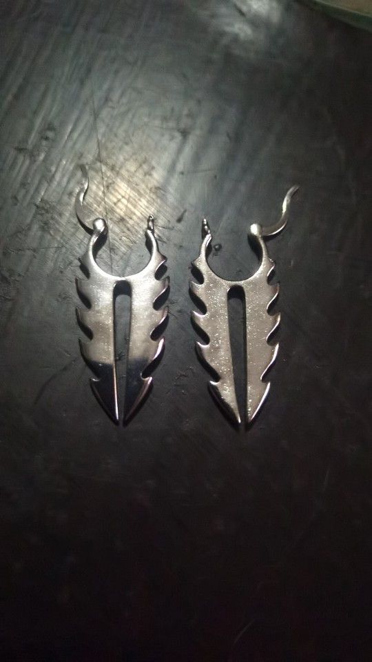 Jewelry Saw Blade Shape Earring Size ONE SIZE - 3 Thumbnail