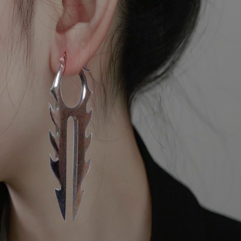 Jewelry Saw Blade Shape Earring Size ONE SIZE - 1 Thumbnail