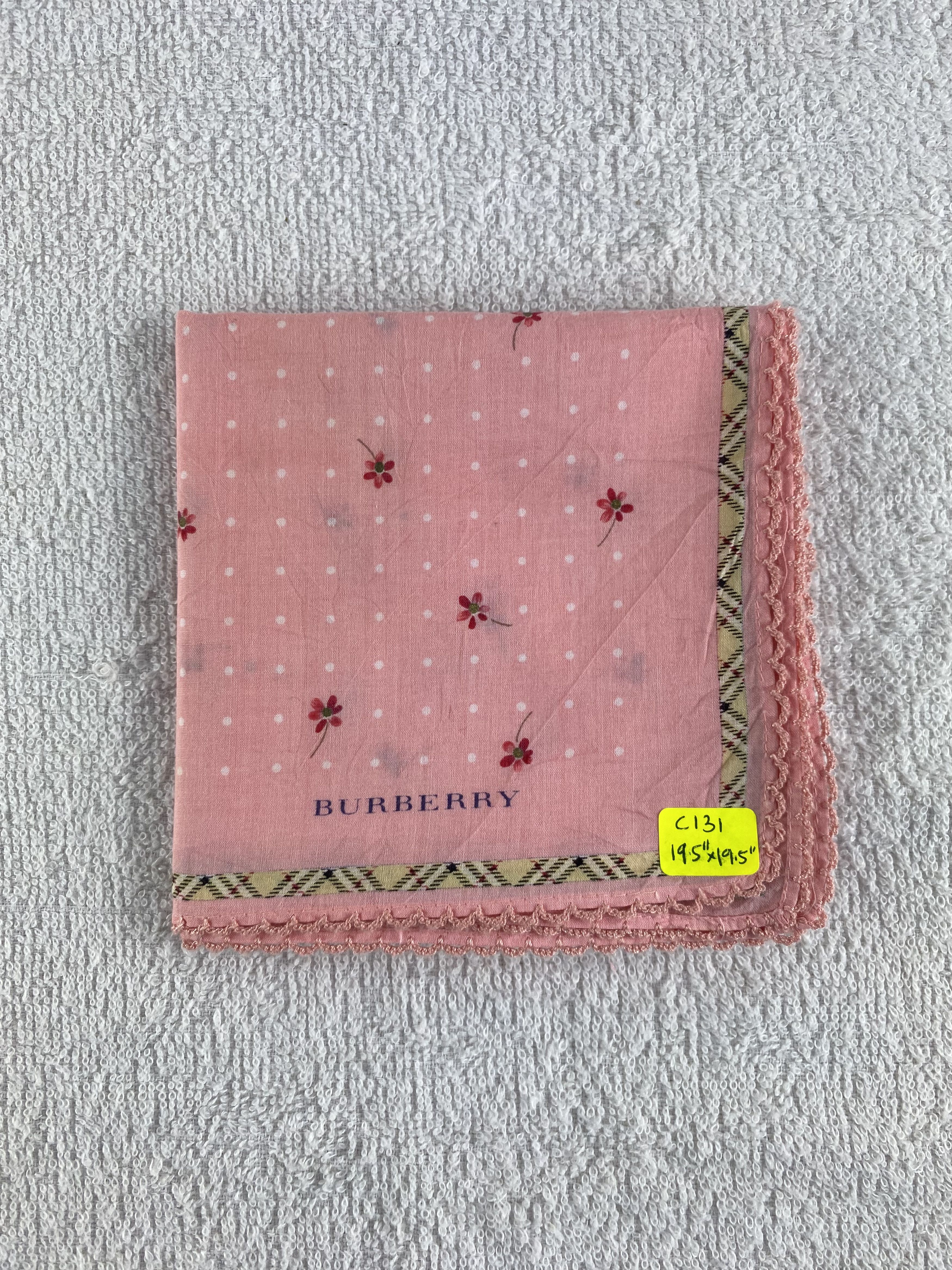 Burberry Burberry Handkerchief / Bandana / Neckerchief C131 Size ONE SIZE - 7 Thumbnail