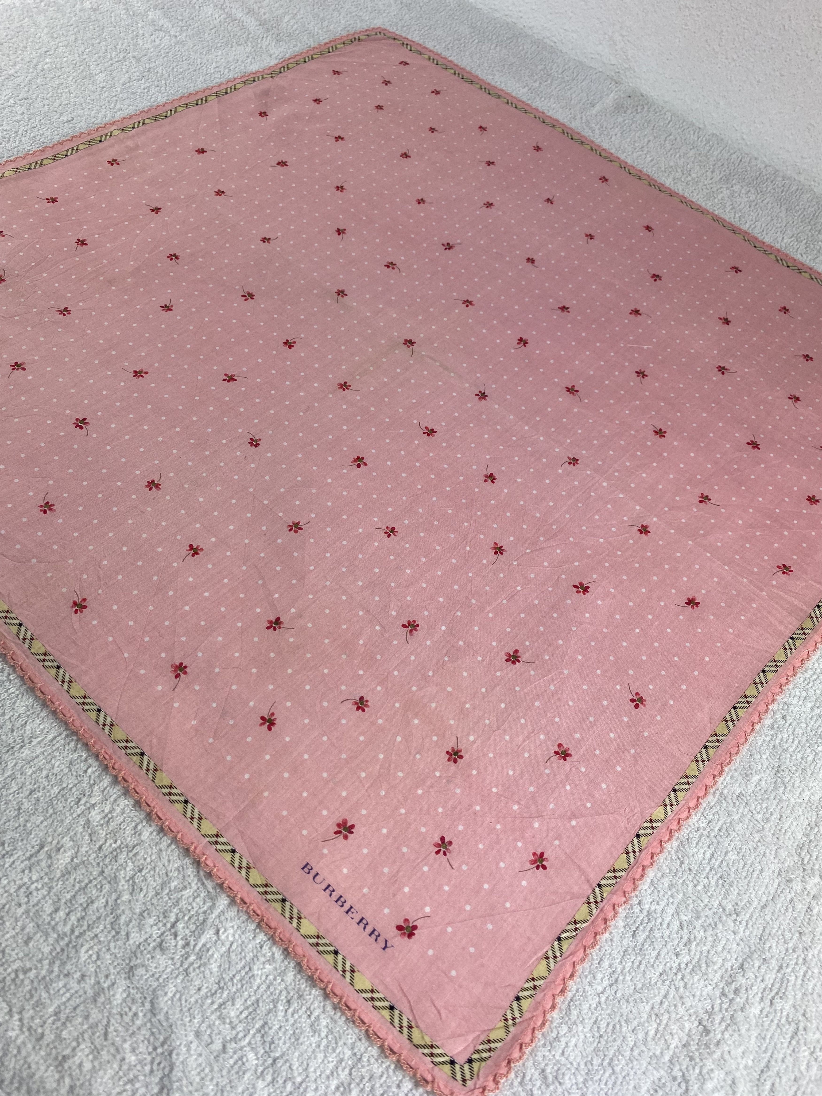 Burberry Burberry Handkerchief / Bandana / Neckerchief C131 Size ONE SIZE - 4 Thumbnail