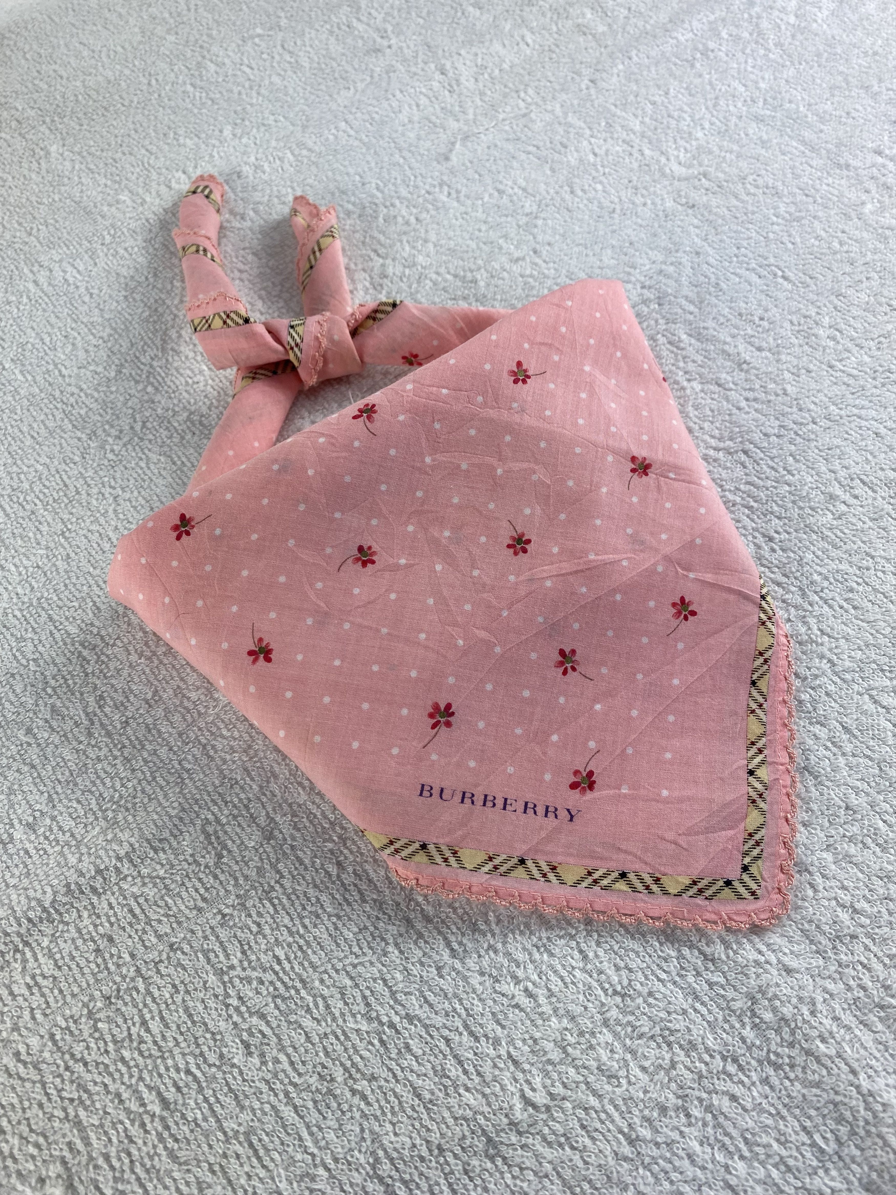 Burberry Burberry Handkerchief / Bandana / Neckerchief C131 Size ONE SIZE - 1 Thumbnail