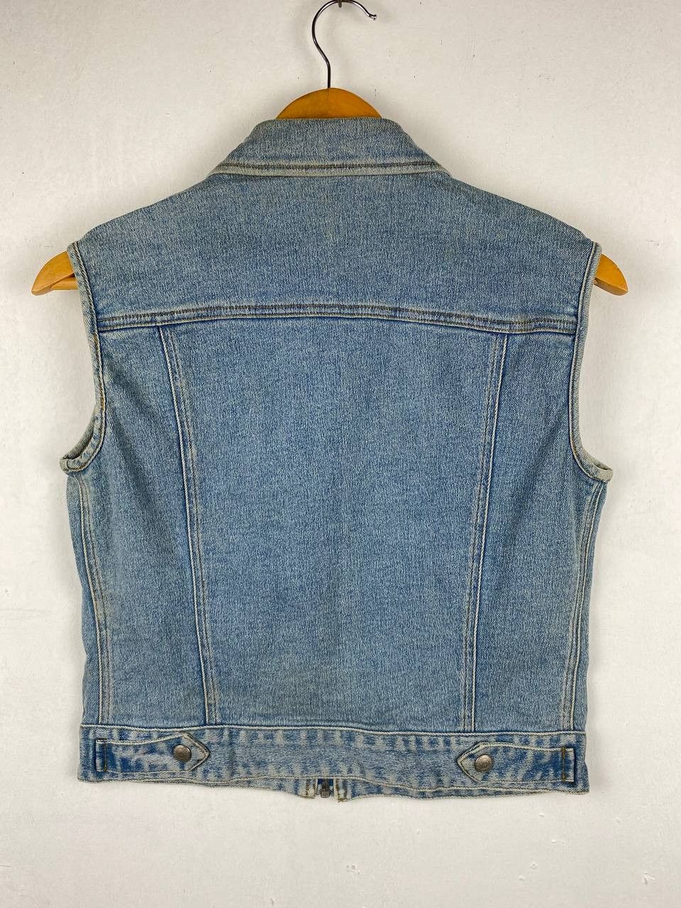 DKNY vintage dkny denim jacket sleeveless nice design Size US M / EU 48-50 / 2 - 10 Thumbnail
