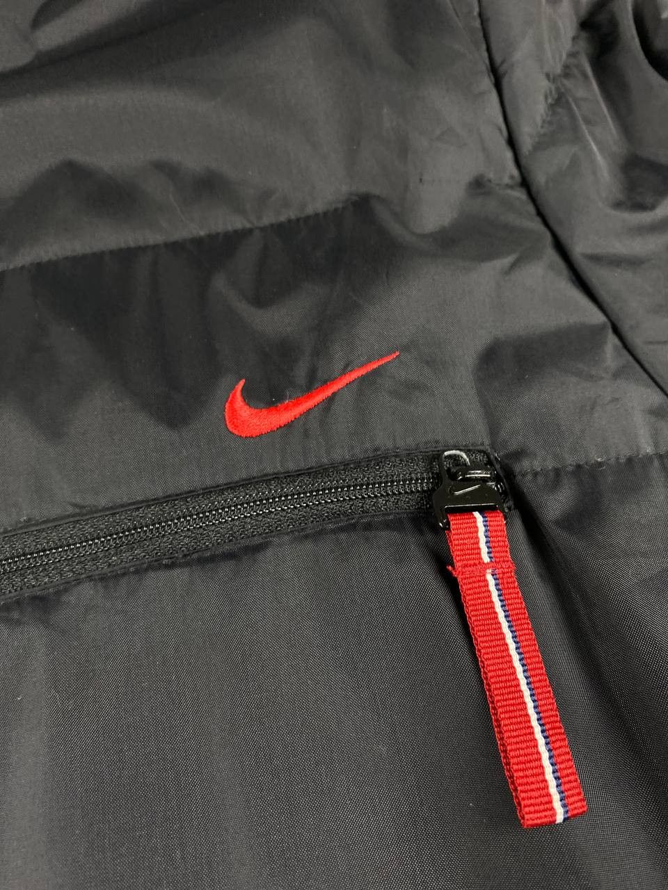 Nike vintage nike long puffer jacket fleece lining Size L / US 10 / IT 46 - 5 Thumbnail