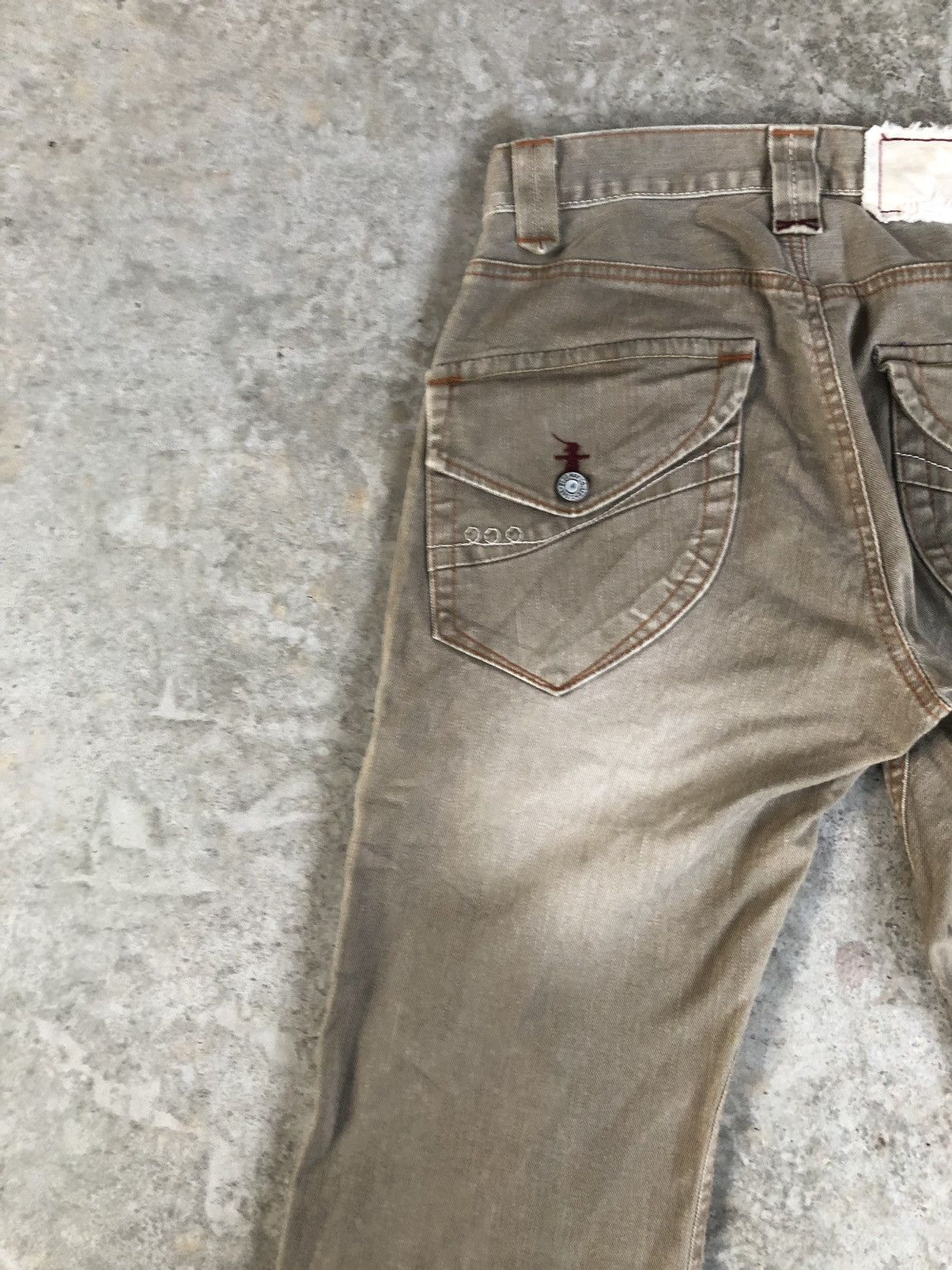 Japanese Brand Japanese Blue Way Flared Jeans Distressed Jeans Size US 28 / EU 44 - 11 Thumbnail