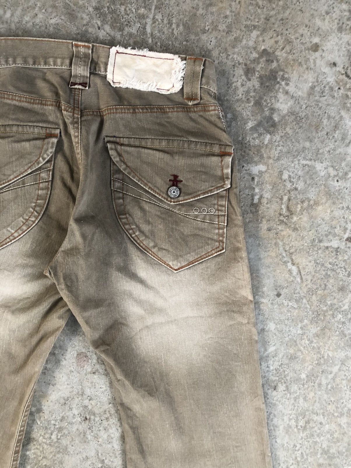 Japanese Brand Japanese Blue Way Flared Jeans Distressed Jeans Size US 28 / EU 44 - 10 Thumbnail
