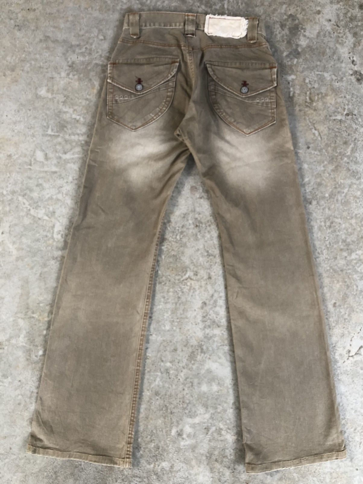 Japanese Brand Japanese Blue Way Flared Jeans Distressed Jeans Size US 28 / EU 44 - 2 Thumbnail