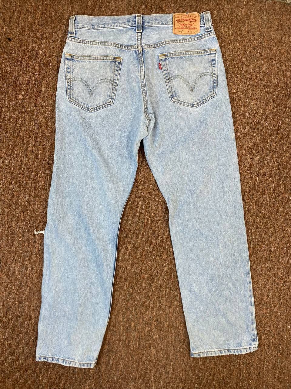 Levi's vintage levis 505 regular fit distressed denim Size US 33 - 3 Thumbnail