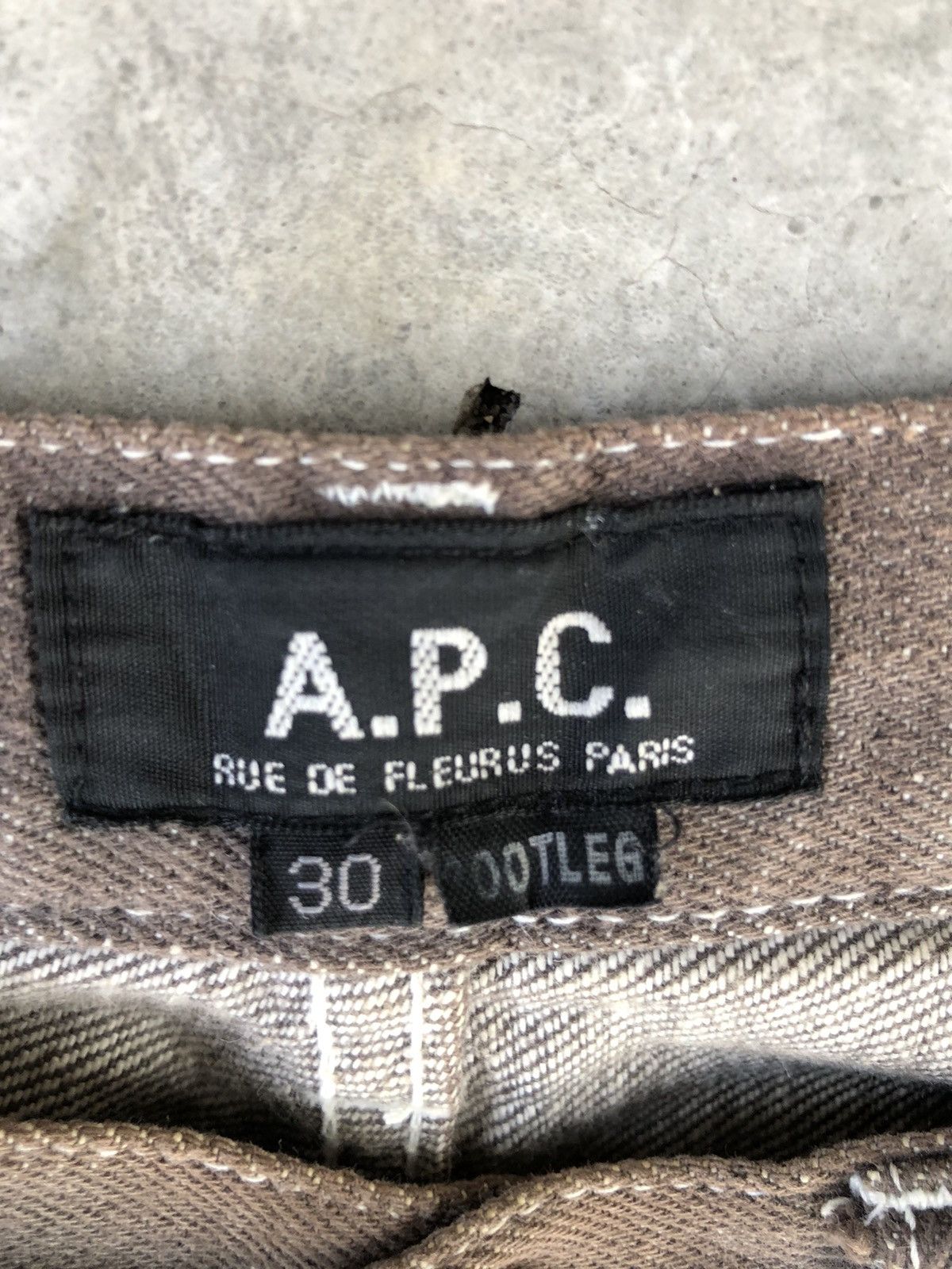 A.P.C. A.P.C Selvedge Distressed Jeans Made in japan Size US 29 - 14 Thumbnail