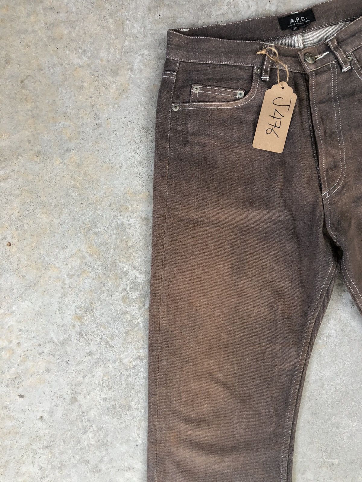 A.P.C. A.P.C Selvedge Distressed Jeans Made in japan Size US 29 - 4 Thumbnail