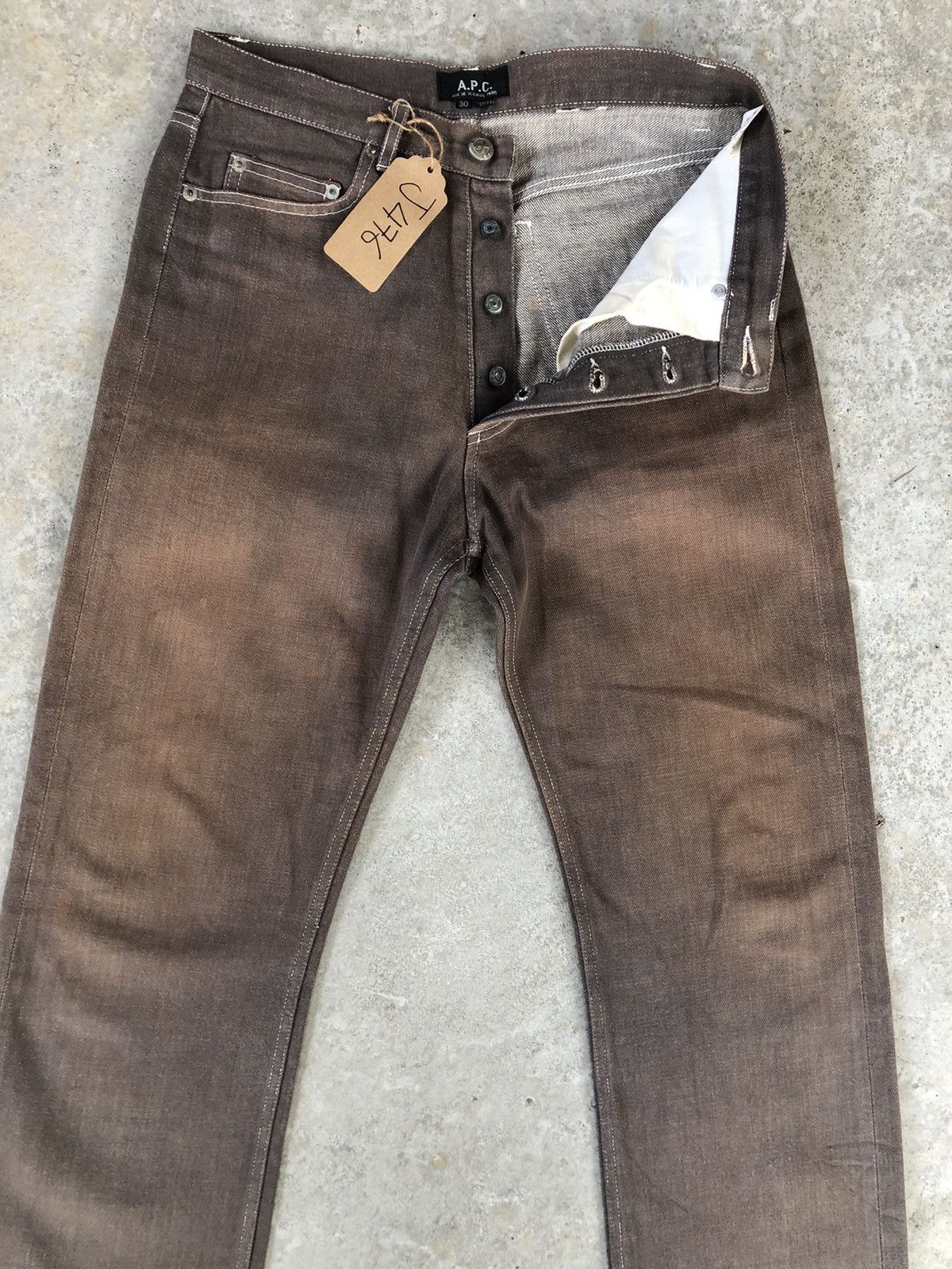 A.P.C. A.P.C Selvedge Distressed Jeans Made in japan Size US 29 - 3 Thumbnail