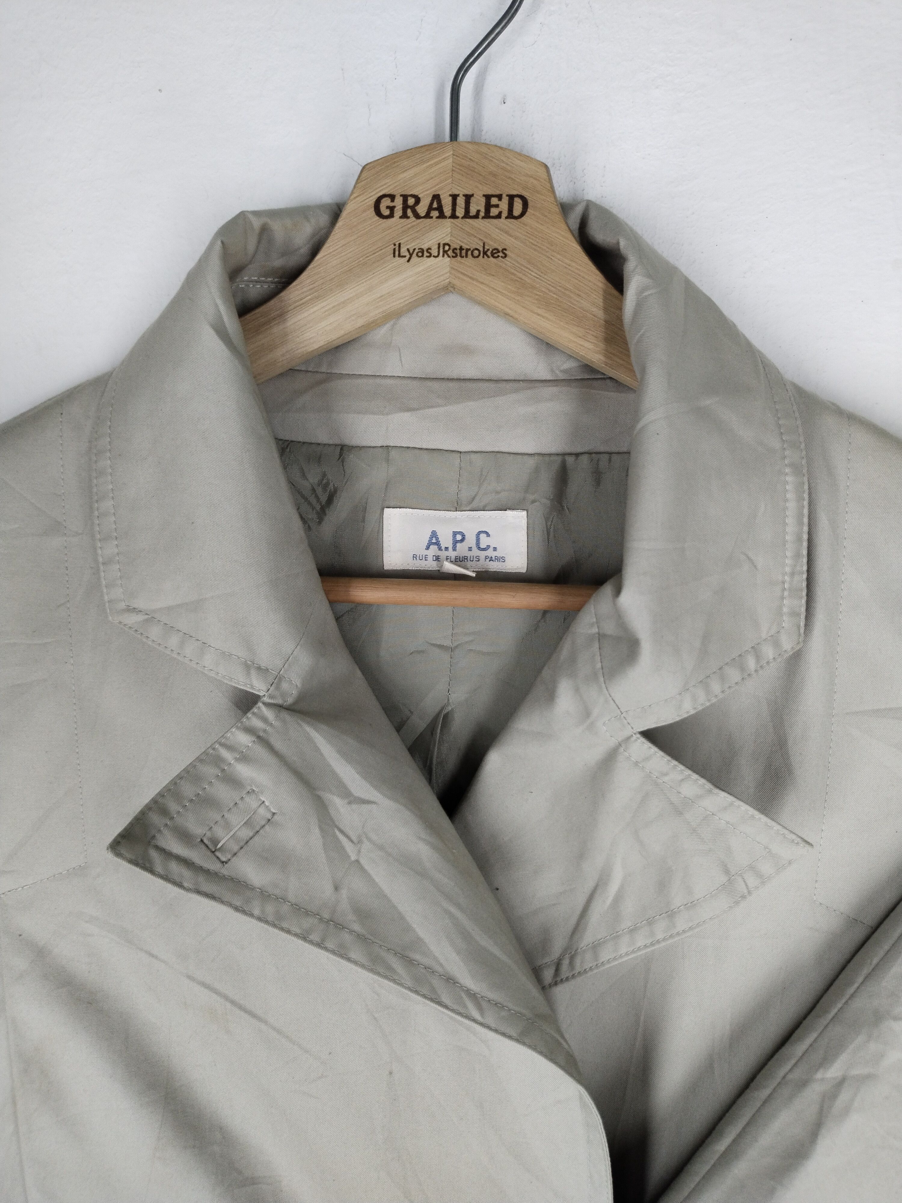 A.P.C. × If Six Was Nine × Japanese Brand 🔥APC REU DE FLEURUS PARIS BEIGE PONCHO COAT Size US S / EU 44-46 / 1 - 14 Thumbnail