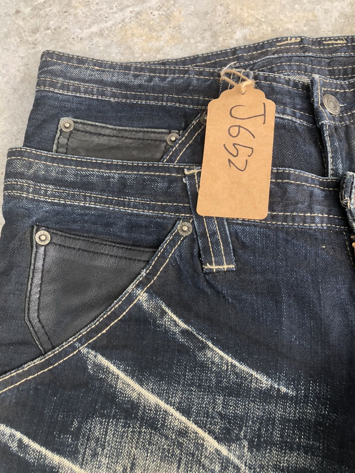 PPFM PPFM Double Waist Distressed Jeans Size US 32 / EU 48 - 15 Thumbnail