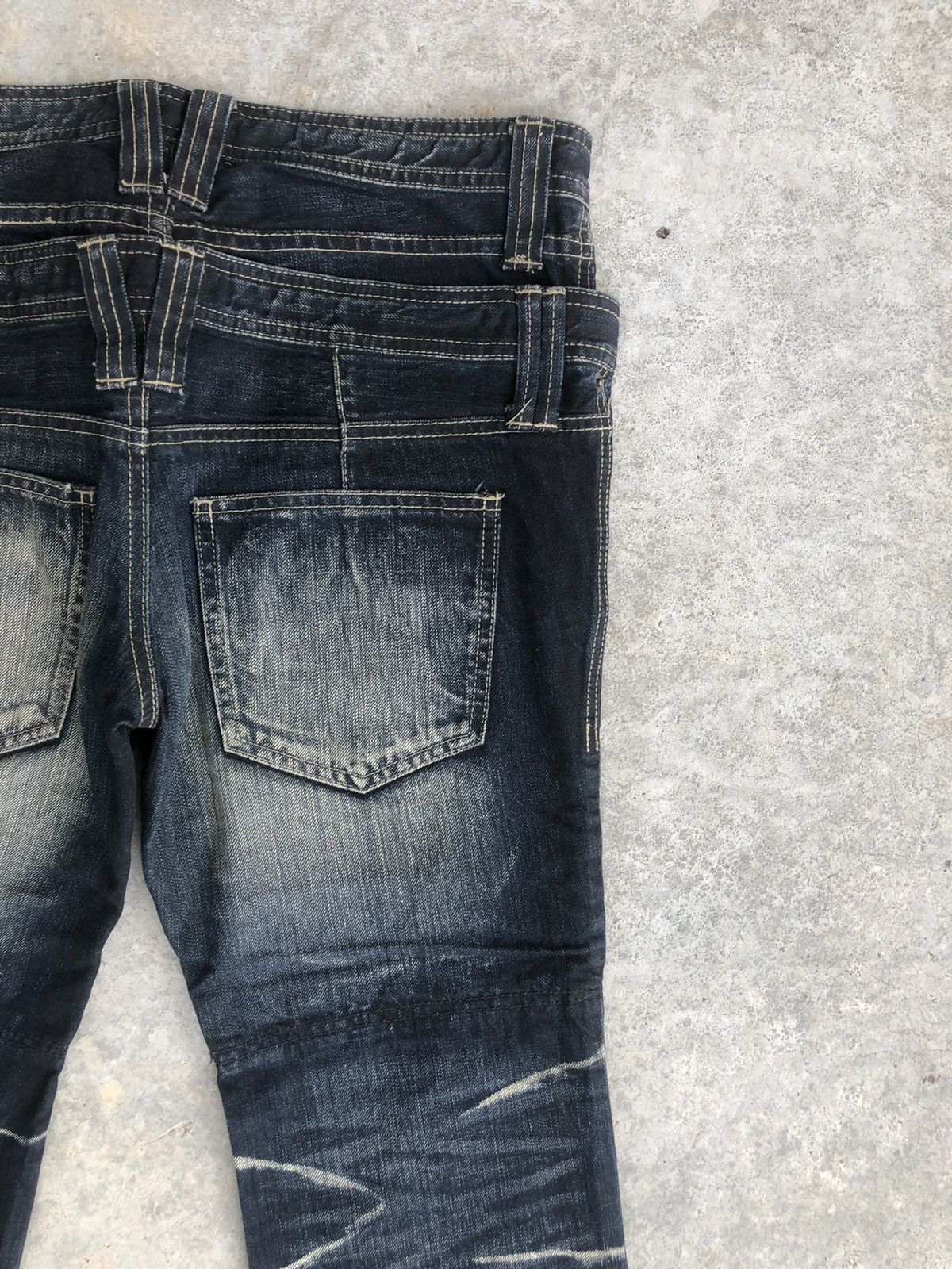 PPFM PPFM Double Waist Distressed Jeans Size US 32 / EU 48 - 10 Thumbnail