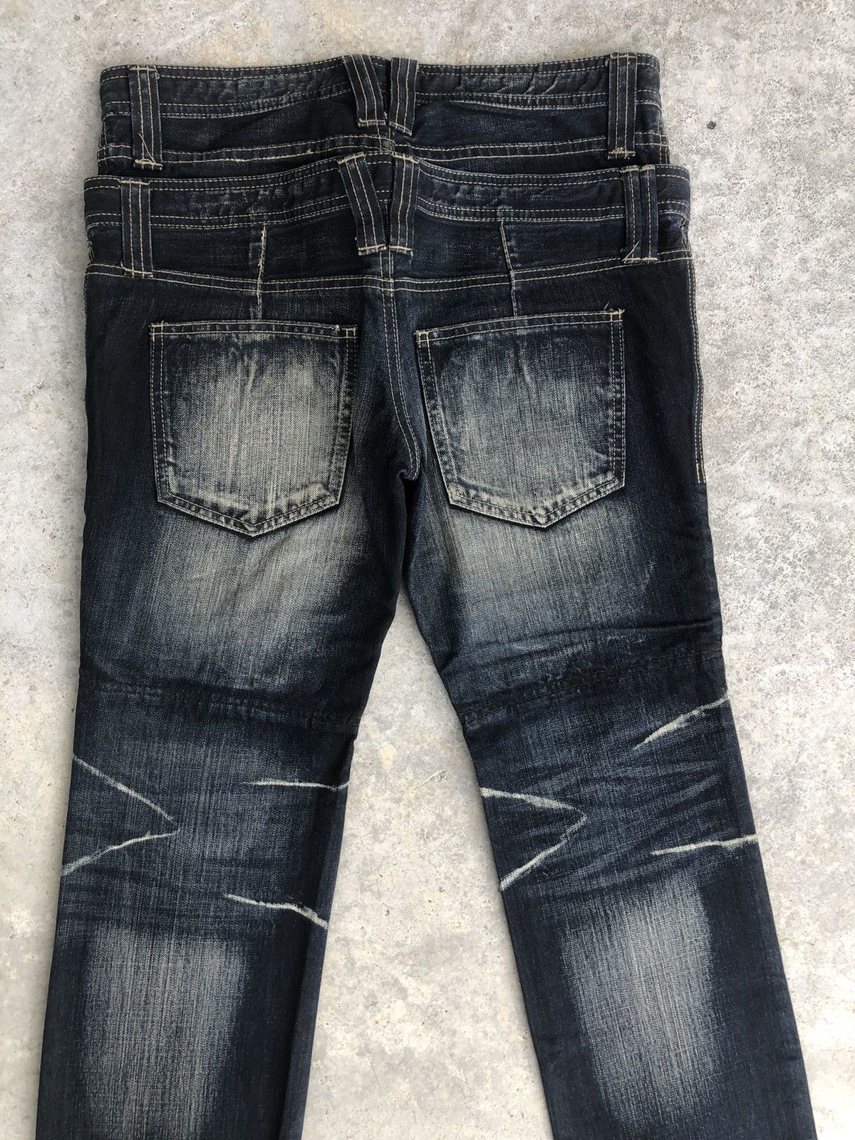 PPFM PPFM Double Waist Distressed Jeans Size US 32 / EU 48 - 8 Thumbnail