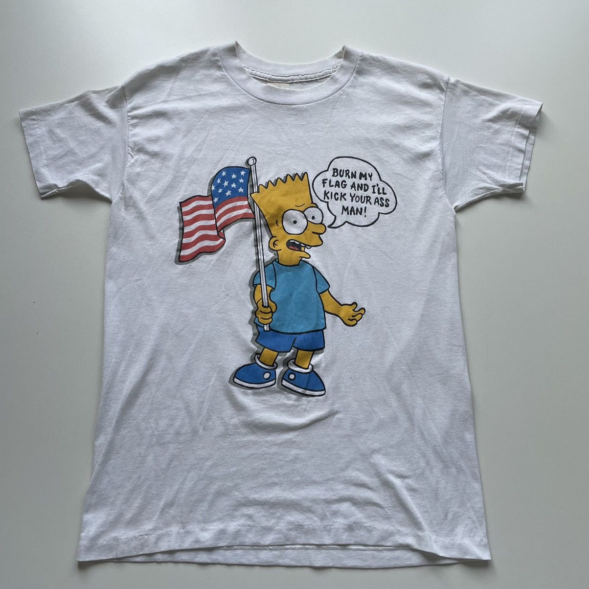 The Simpsons × Vintage Vintage 1990s Bart Simpson USA Cartoon Graphic T Shirt Small Size US M / EU 48-50 / 2 - 1 Thumbnail
