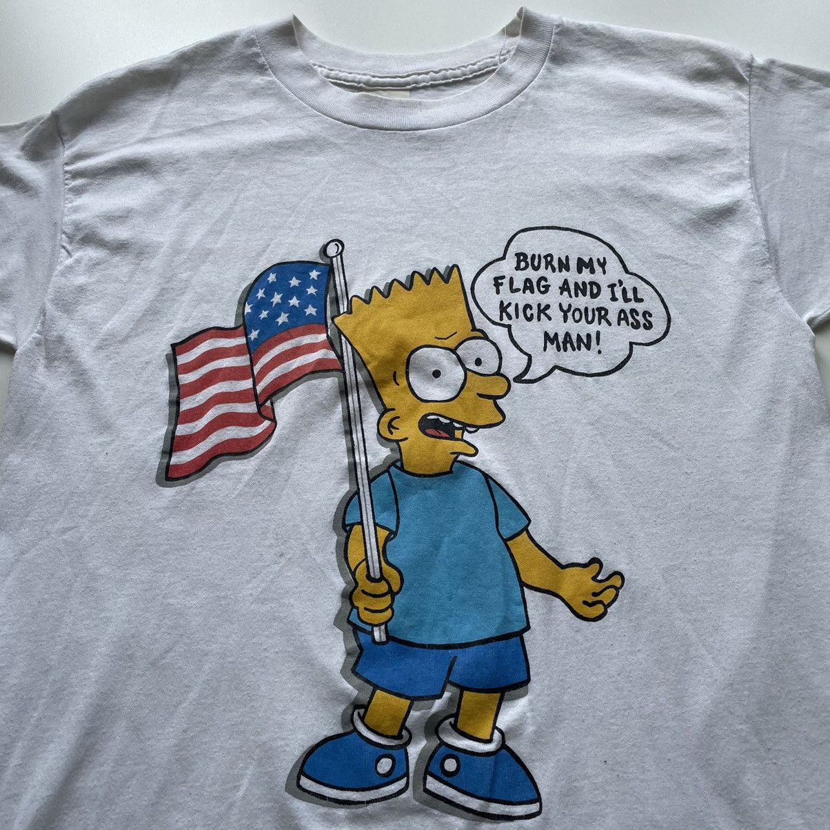 The Simpsons × Vintage Vintage 1990s Bart Simpson USA Cartoon Graphic T Shirt Small Size US M / EU 48-50 / 2 - 2 Thumbnail
