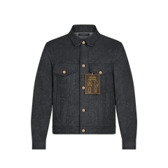 Louis Vuitton Karakoram Denim Jacket BLACK. Size 46