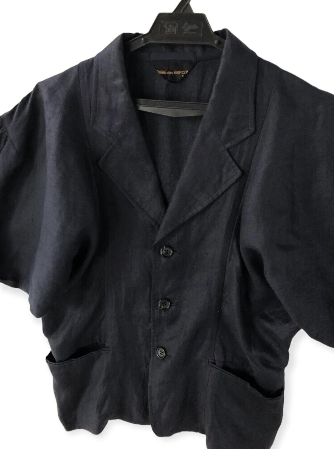 Comme des Garcons ARCHIVE🔥RARE 1988 REI KAWAKUBO LINEN BLOUSE KIMONO STYLE Size M / US 6-8 / IT 42-44 - 4 Thumbnail