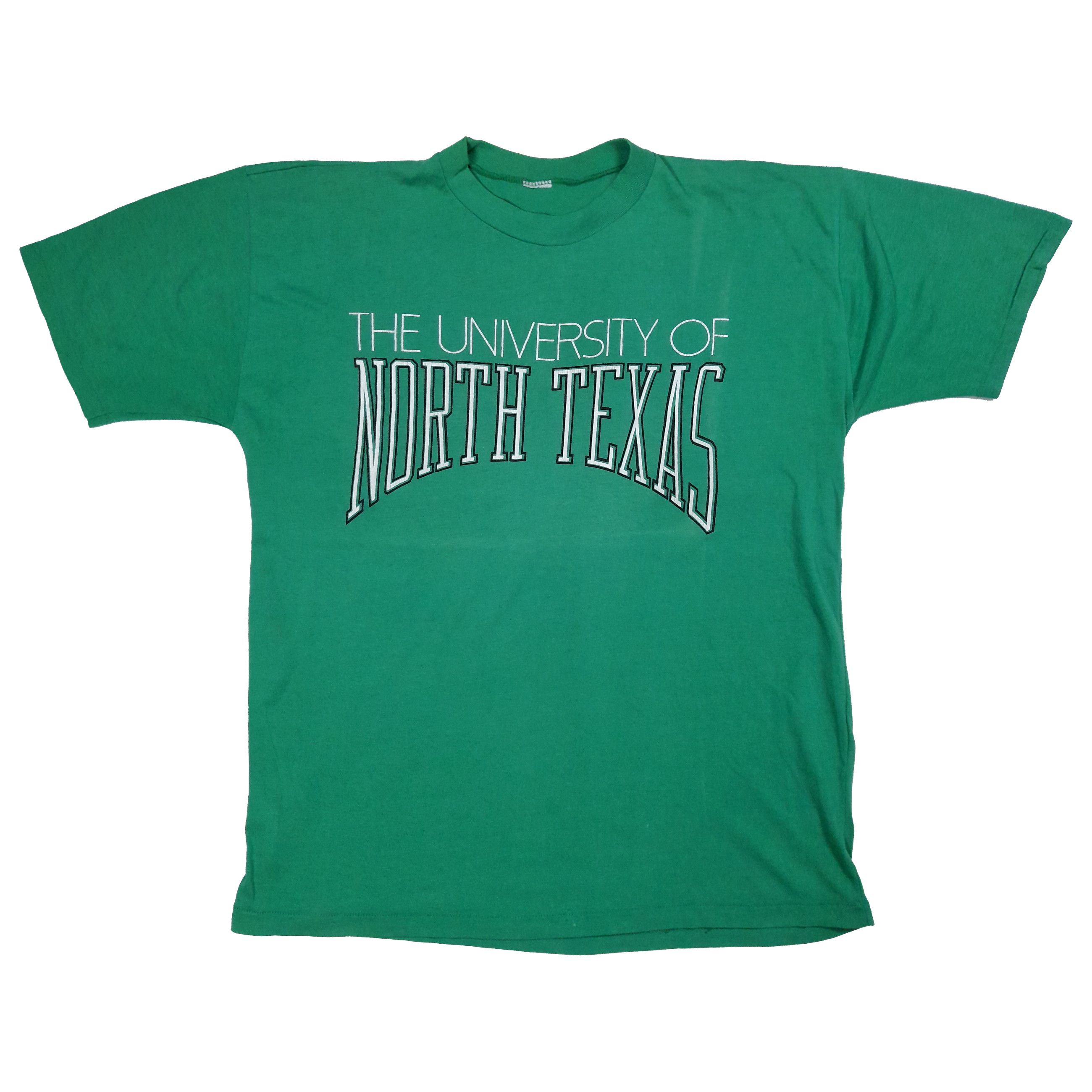 Vintage Vintage 90's UNIVERSITY of NORTH TEXAS Center Spell Out Logo