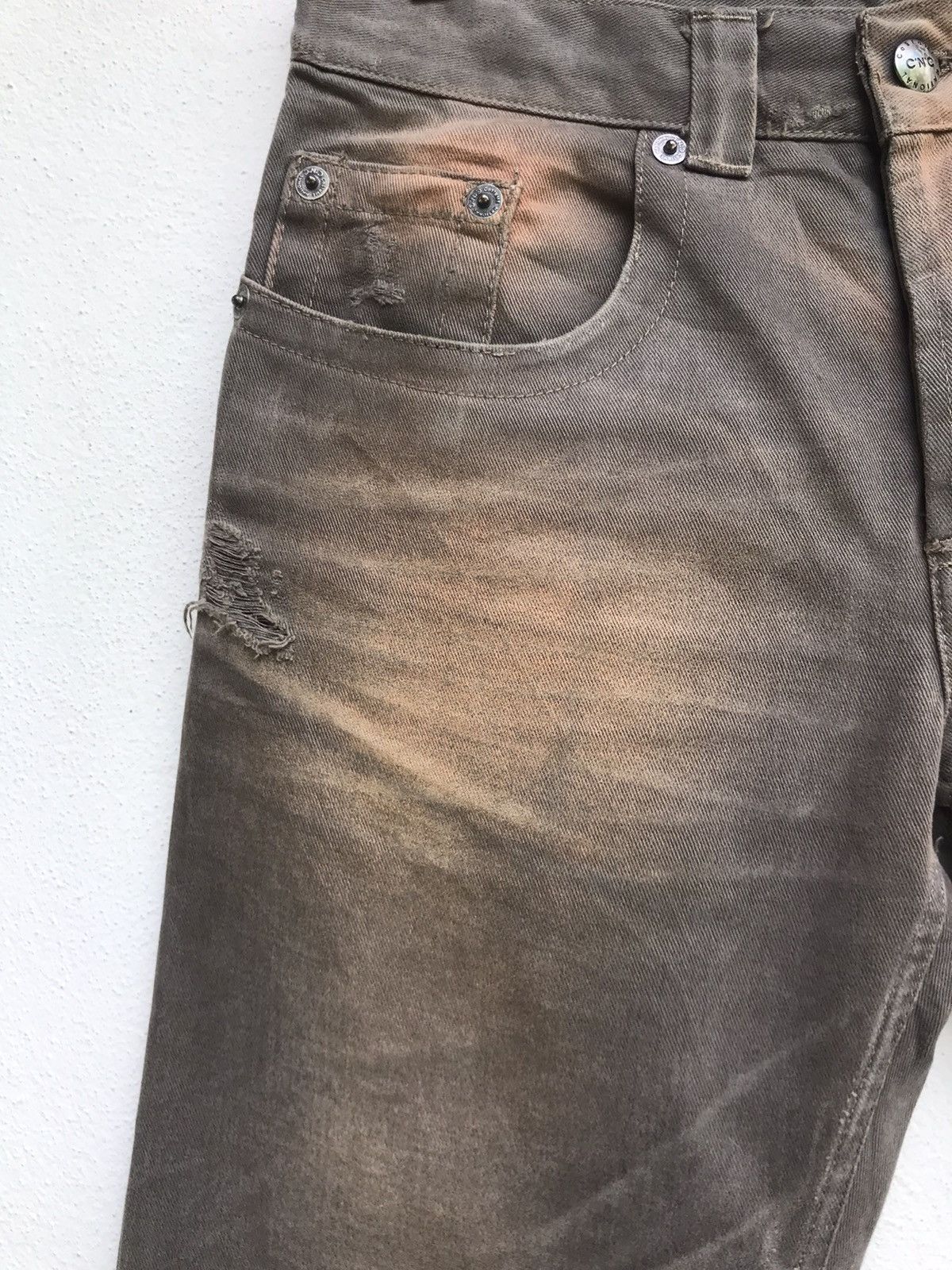 Costume National Costume National Distressed Denim Pants Size US 29 - 8 Thumbnail